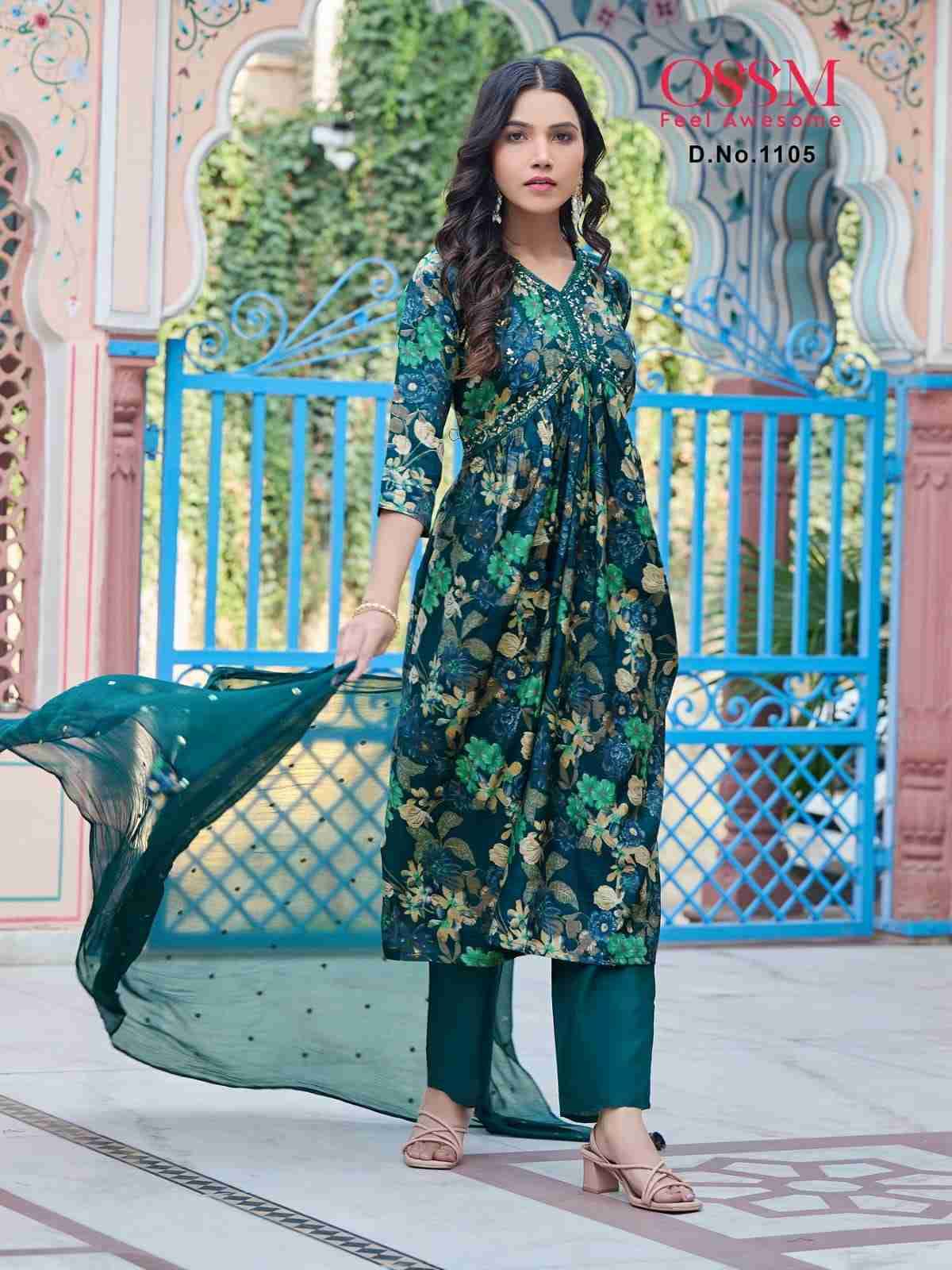 Resham Vol-11 By Ossm 1101 To 1106 Series Beautiful Suits Colorful Stylish Fancy Casual Wear & Ethnic Wear Modal Chanderi Print Dresses At Wholesale Price