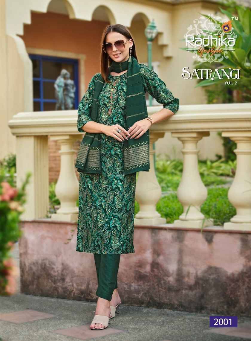 Satrangi Vol-2 By Radhika Lifestyle 2001 To 2006 Series Beautiful Festive Suits Colorful Stylish Fancy Casual Wear & Ethnic Wear Modal Chanderi Dresses At Wholesale Price