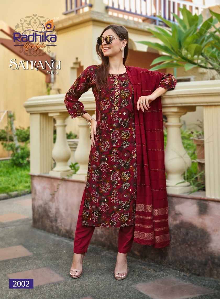 Satrangi Vol-2 By Radhika Lifestyle 2001 To 2006 Series Beautiful Festive Suits Colorful Stylish Fancy Casual Wear & Ethnic Wear Modal Chanderi Dresses At Wholesale Price