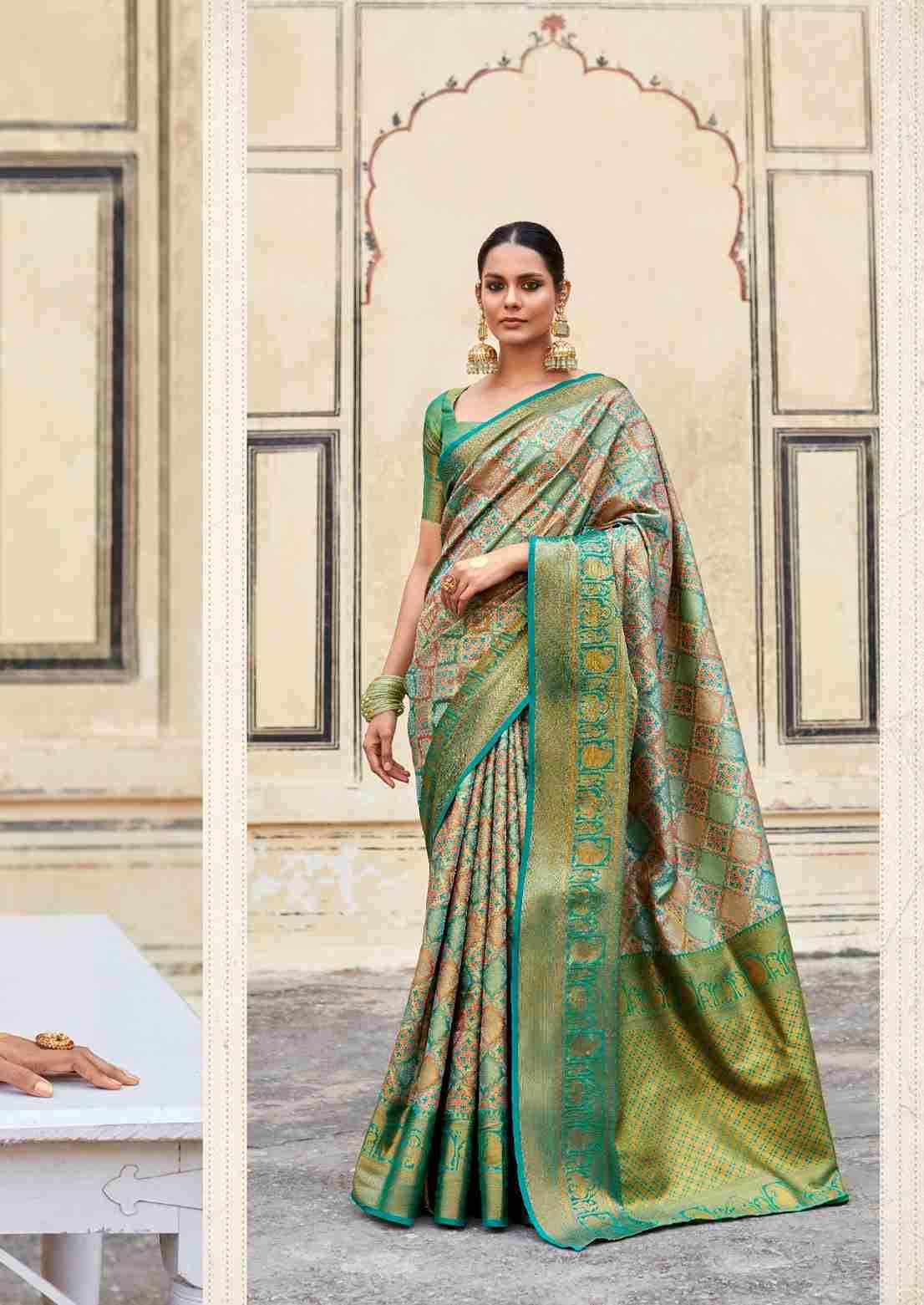 Varnam Silk By Rajpath 280001 To 280006 Series Indian Traditional Wear Collection Beautiful Stylish Fancy Colorful Party Wear & Occasional Wear Pure Silk Sarees At Wholesale Price