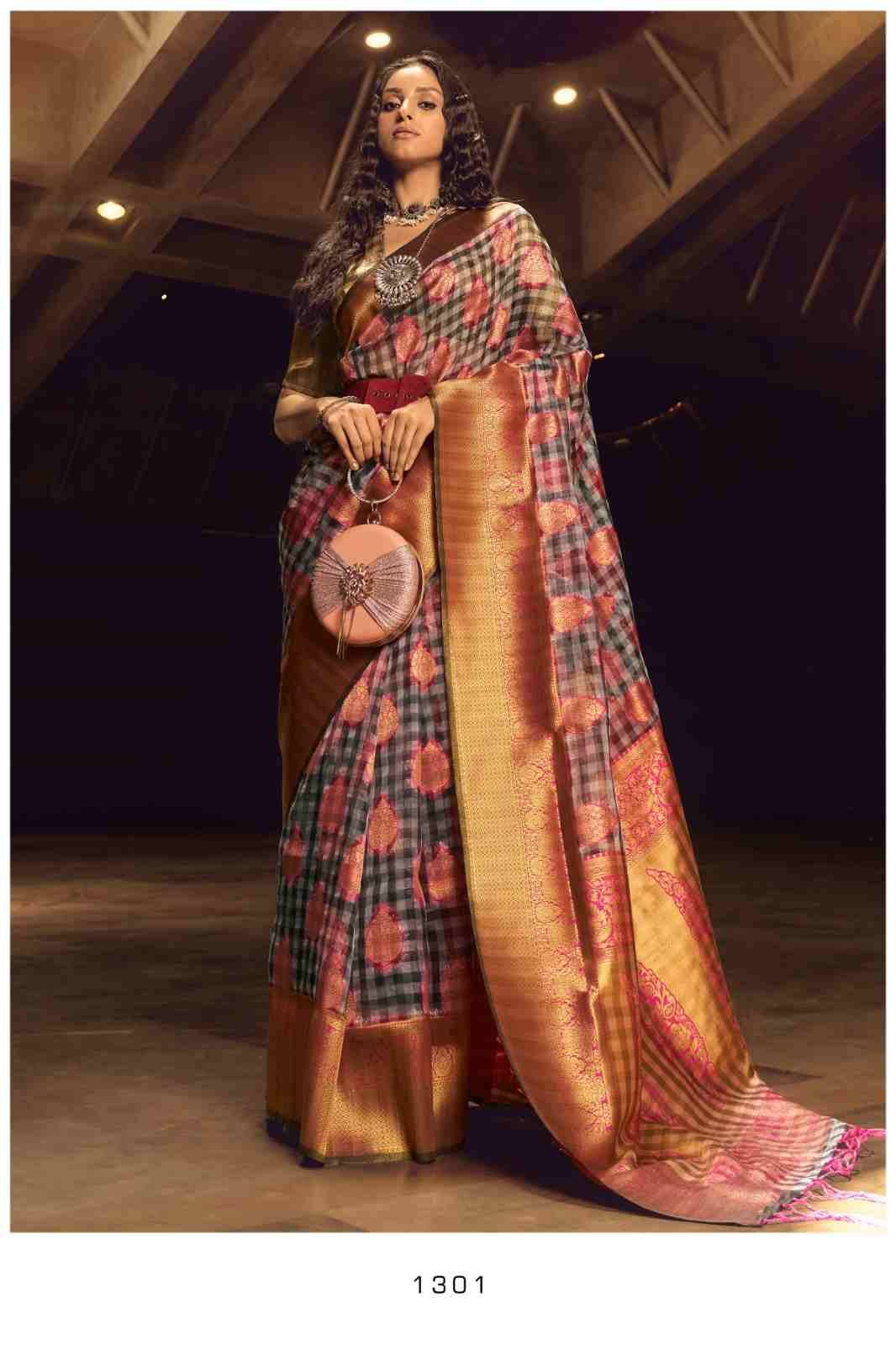 Rf 1301 Series By Fashid Wholesale 1301 To 1306 Series Indian Traditional Wear Collection Beautiful Stylish Fancy Colorful Party Wear & Occasional Wear Handloom Silk Sarees At Wholesale Price