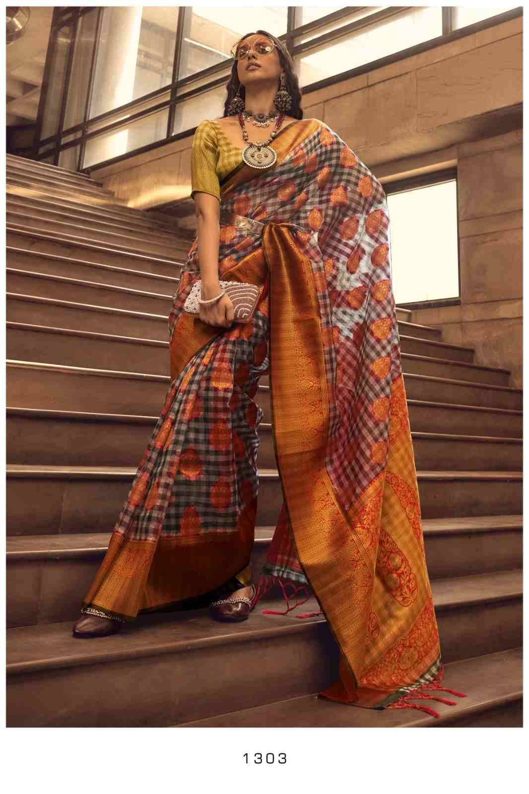 Rf 1301 Series By Fashid Wholesale 1301 To 1306 Series Indian Traditional Wear Collection Beautiful Stylish Fancy Colorful Party Wear & Occasional Wear Handloom Silk Sarees At Wholesale Price