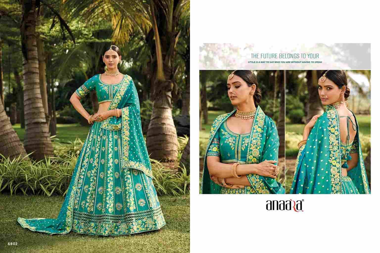 Anaara 6801 Series By Tathastu 6801 To 6810 Series Indian Traditional Wear Collection Beautiful Stylish Fancy Colorful Party Wear & Occasional Wear Fancy Sarees At Wholesale Price