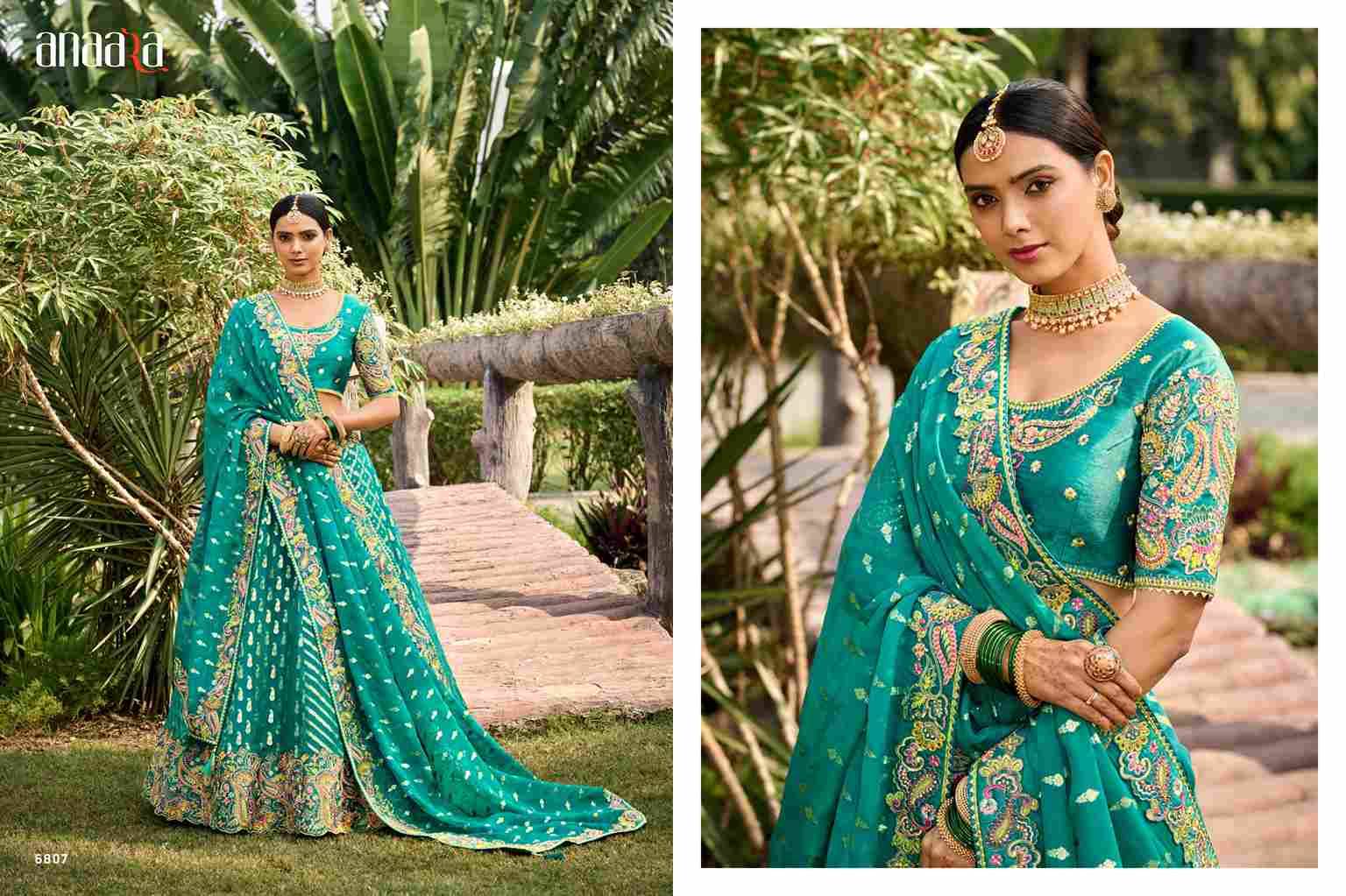 Anaara 6801 Series By Tathastu 6801 To 6810 Series Indian Traditional Wear Collection Beautiful Stylish Fancy Colorful Party Wear & Occasional Wear Fancy Sarees At Wholesale Price