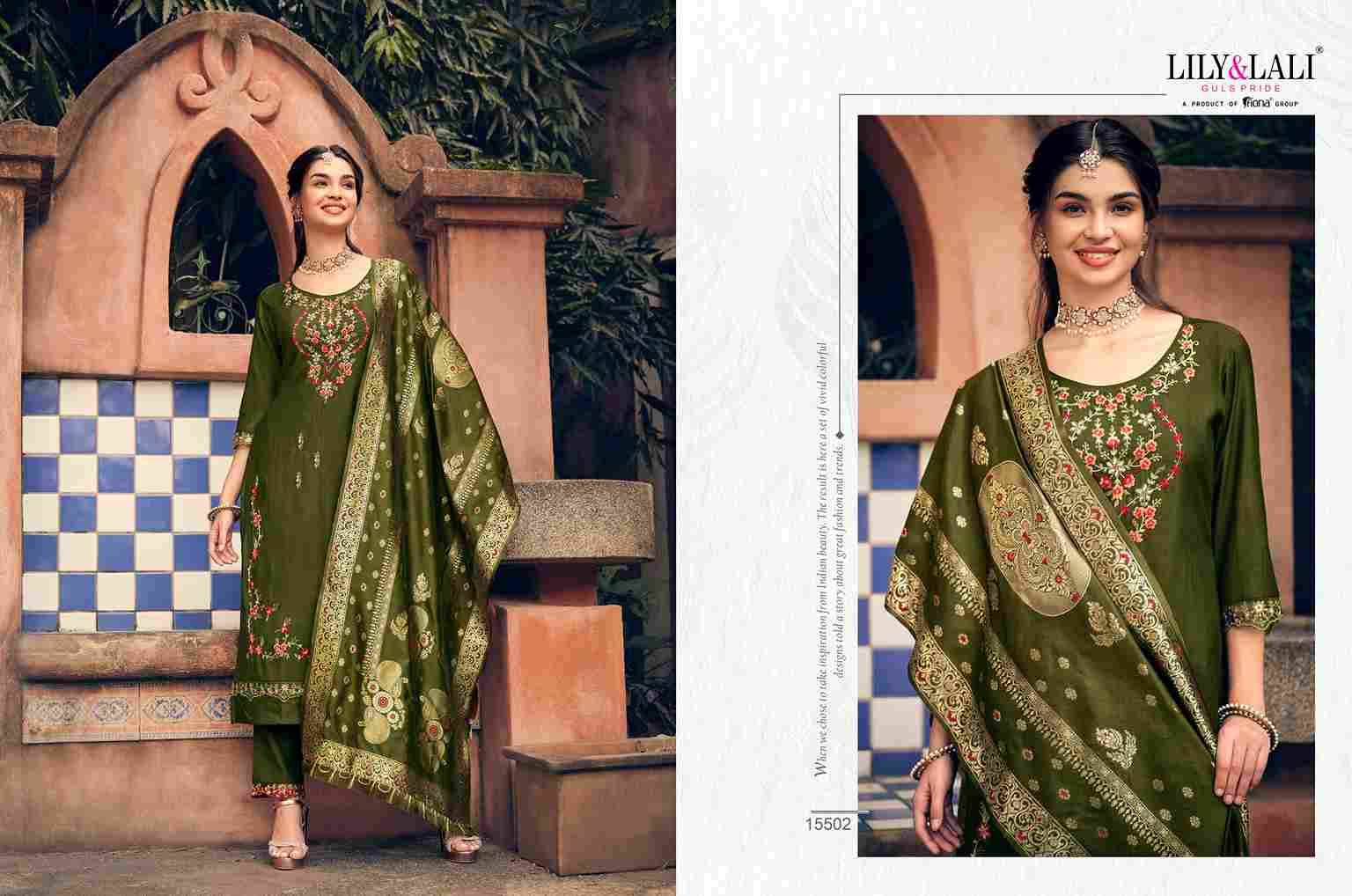 Hasmeena Vol-2 By Lily And Lali 15501 To 15506 Series Designer Festive Suits Collection Beautiful Stylish Fancy Colorful Party Wear & Occasional Wear Viscose Organza Dresses At Wholesale Price