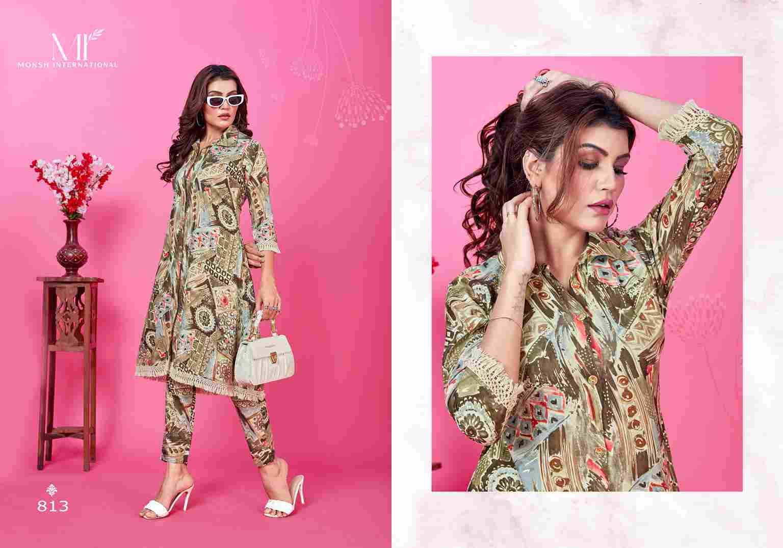 Wow By Moksh International 811 To 815 Series Designer Stylish Fancy Colorful Beautiful Party Wear & Ethnic Wear Collection Premium Rayon Co-Ord At Wholesale Price