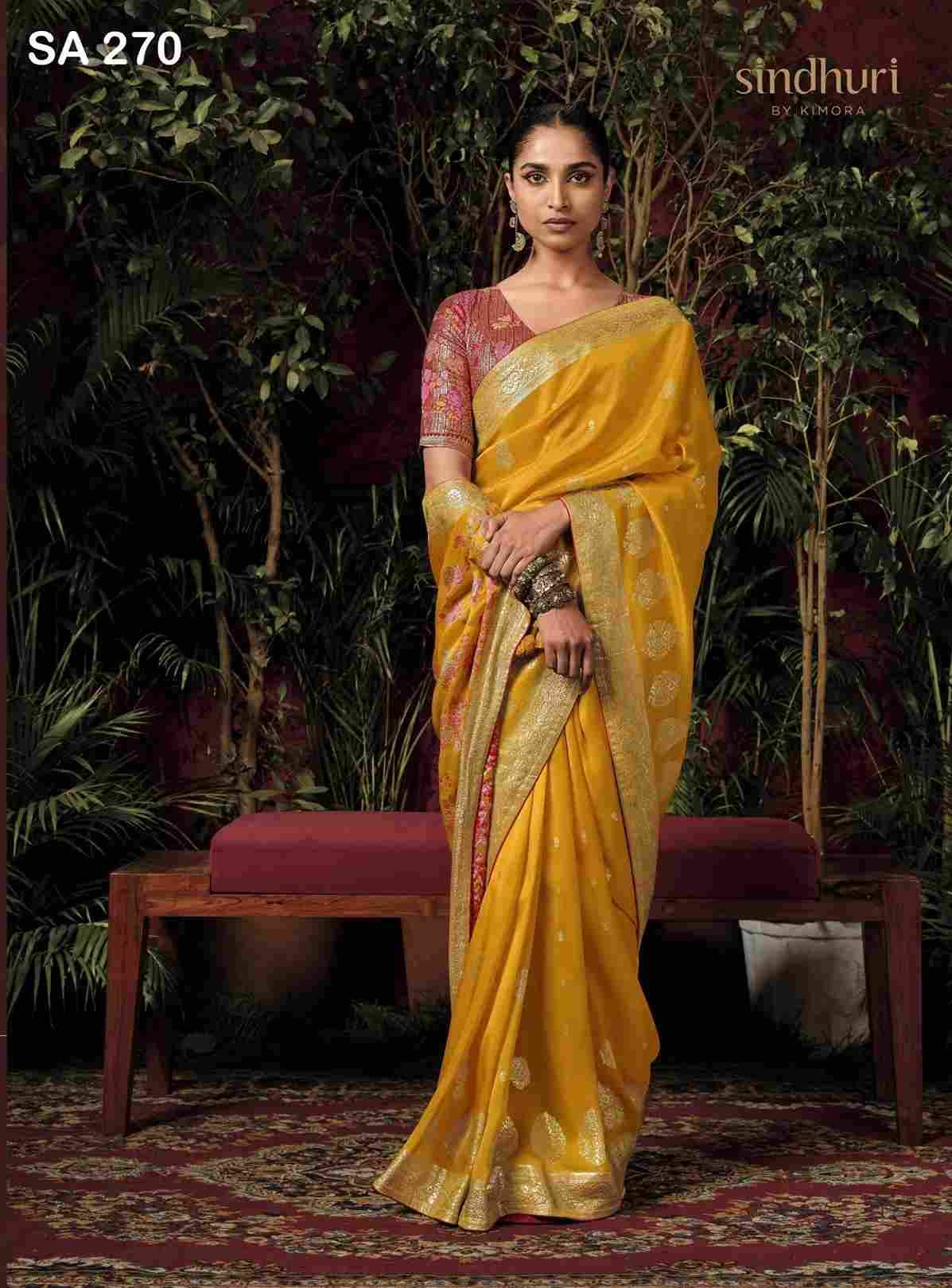 Anokhi By Kimora Fashion 268 To 276 Series Indian Traditional Wear Collection Beautiful Stylish Fancy Colorful Party Wear & Occasional Wear Viscose Silk Sarees At Wholesale Price