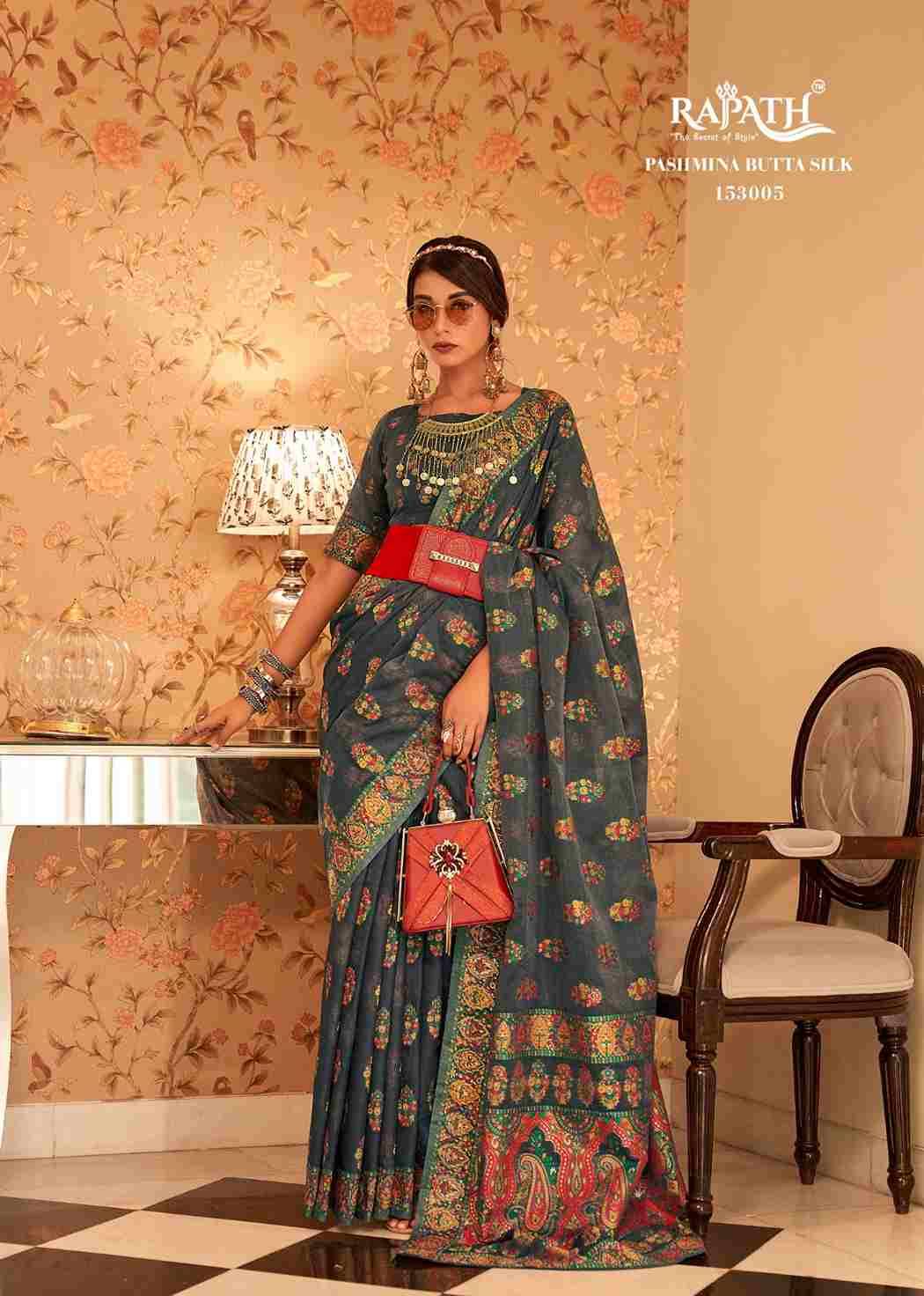 Shadow Silk By Rajpath 153001 To 153006 Series Indian Traditional Wear Collection Beautiful Stylish Fancy Colorful Party Wear & Occasional Wear Pashmina Silk Sarees At Wholesale Price