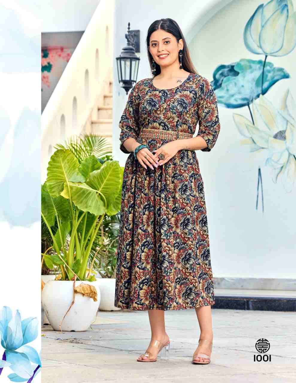 Rayon By Paavi 1001 To 1008 Series Designer Stylish Fancy Colorful Beautiful Party Wear & Ethnic Wear Collection Rayon Kurtis At Wholesale Price