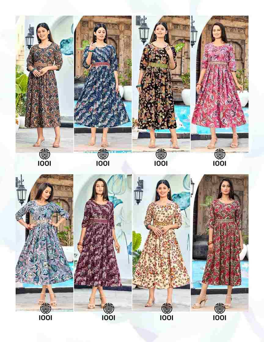 Rayon By Paavi 1001 To 1008 Series Designer Stylish Fancy Colorful Beautiful Party Wear & Ethnic Wear Collection Rayon Kurtis At Wholesale Price