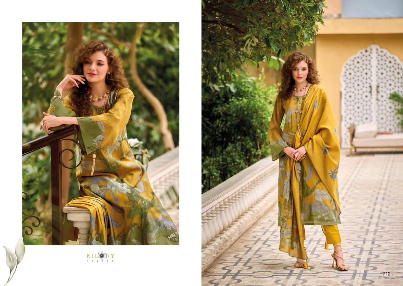 Zara By Kilory 711 To 716 Series Beautiful Stylish Festive Suits Fancy Colorful Casual Wear & Ethnic Wear & Ready To Wear Pure Viscose Muslin Print Dresses At Wholesale Price