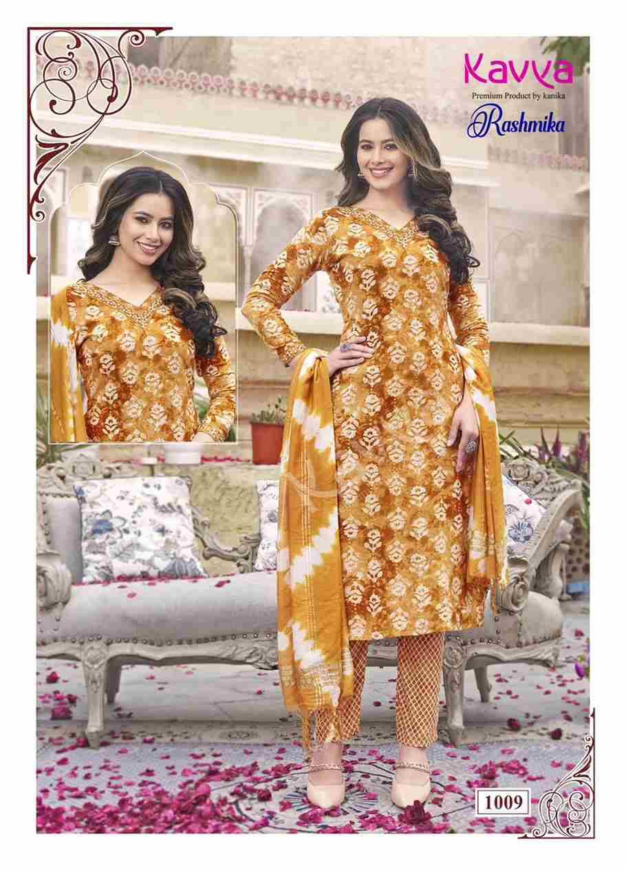 Rashmika Vol-1 By Kavya 1001 To 1010 Series Designer Stylish Fancy Colorful Beautiful Party Wear & Ethnic Wear Collection Rayon Embroidered Dresses At Wholesale Price