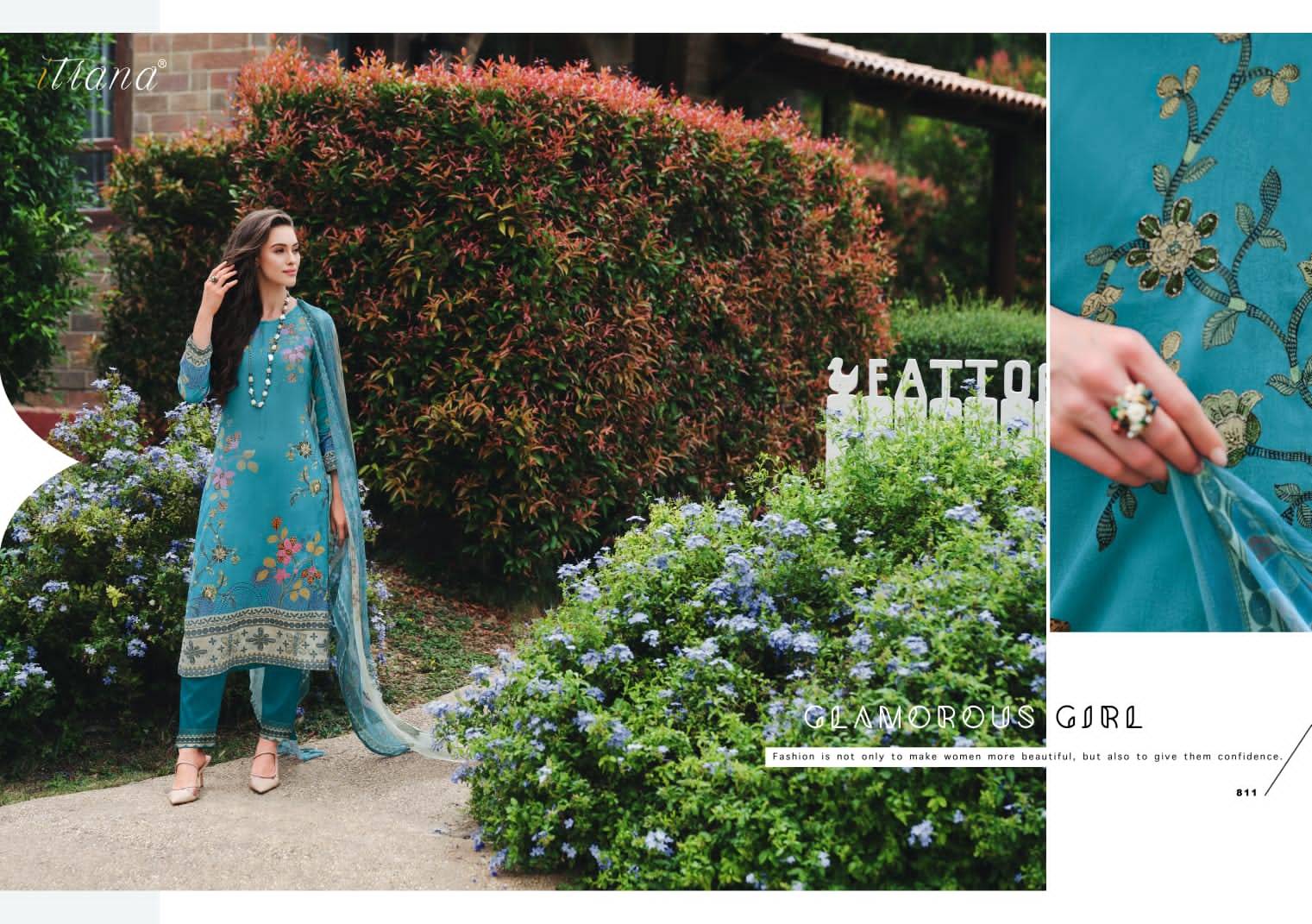 Lalita By Itrana Beautiful Festive Suits Colorful Stylish Fancy Casual Wear & Ethnic Wear Pure Cotton Satin Print Dresses At Wholesale Price