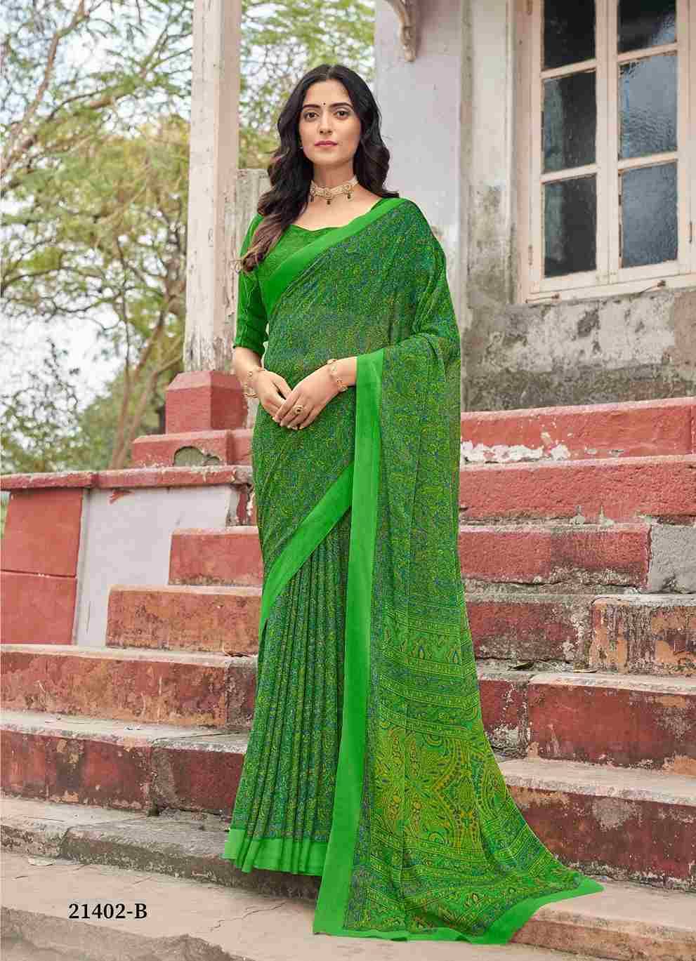 Star Chiffon Vol-95 By Ruchi Sarees 21401-A To 21403-D Series Indian Traditional Wear Collection Beautiful Stylish Fancy Colorful Party Wear & Occasional Wear Chiffon Sarees At Wholesale Price