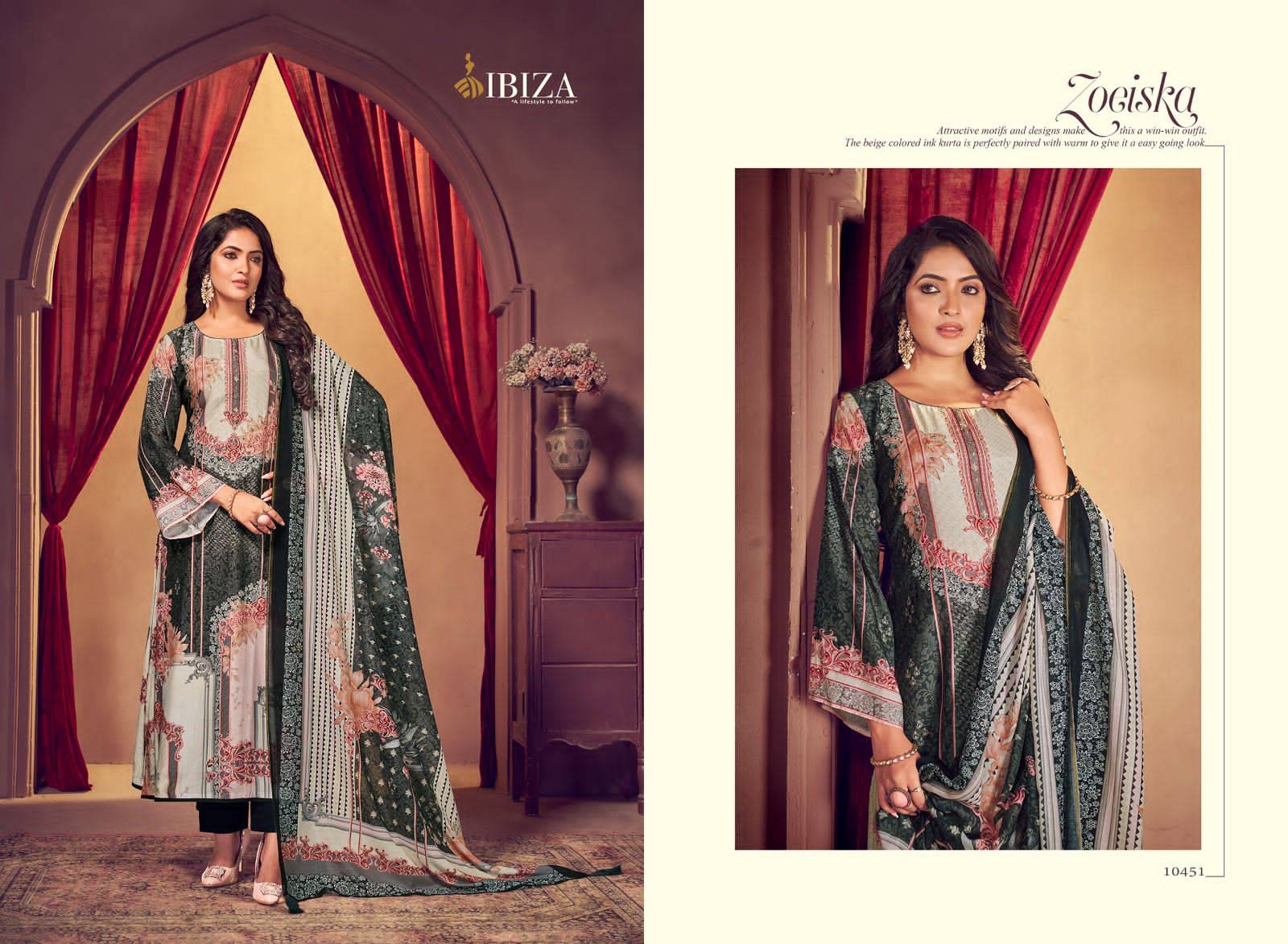 Rehnuma By Ibiza 10451 To 10454 Series Beautiful Festive Suits Colorful Stylish Fancy Casual Wear & Ethnic Wear Pure Muslin Print Dresses At Wholesale Price