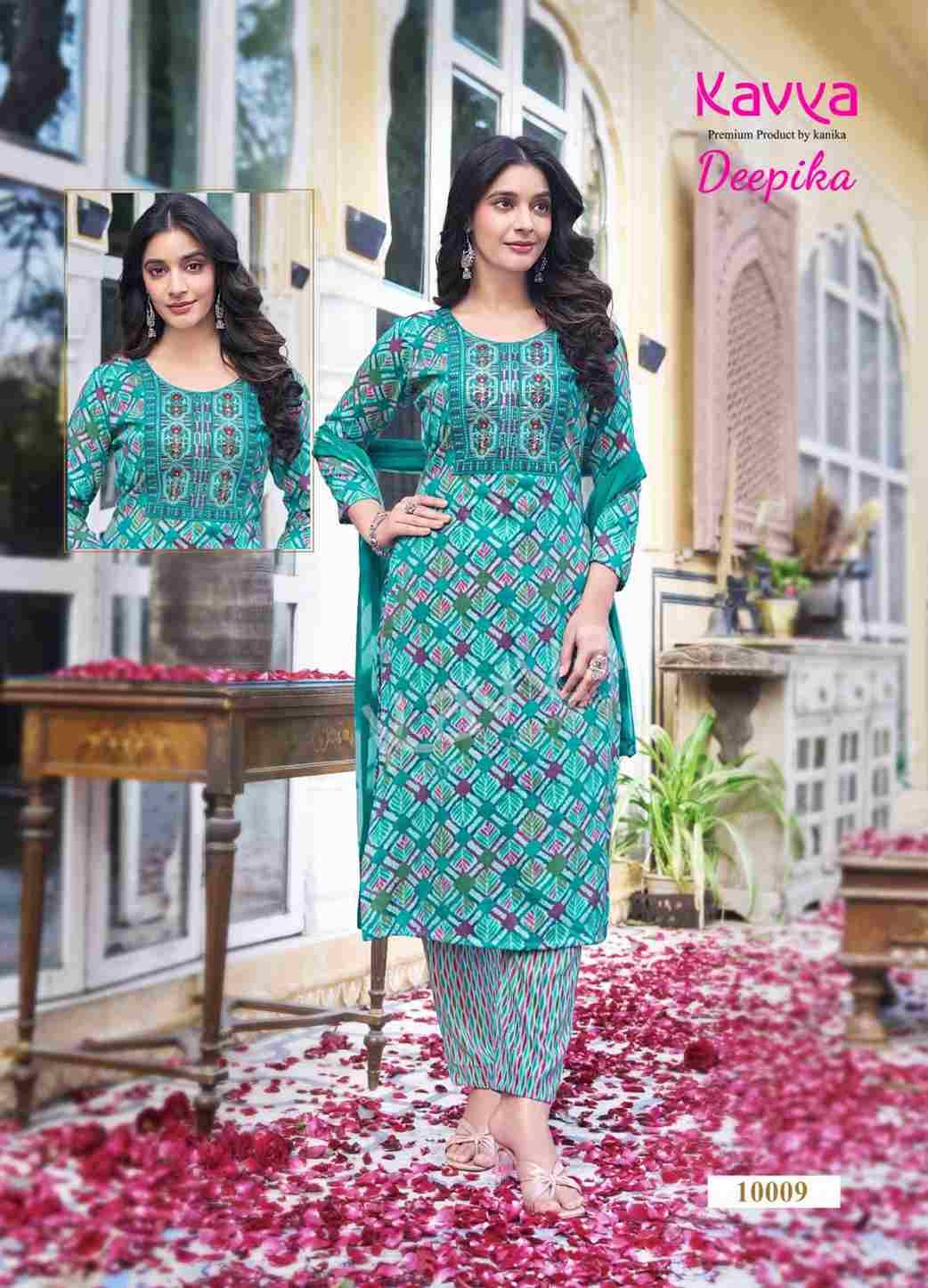 Deepika Vol-10 By Kavya 10001 To 10010 Series Beautiful Festive Suits Colorful Stylish Fancy Casual Wear & Ethnic Wear Capsule Print Dresses At Wholesale Price