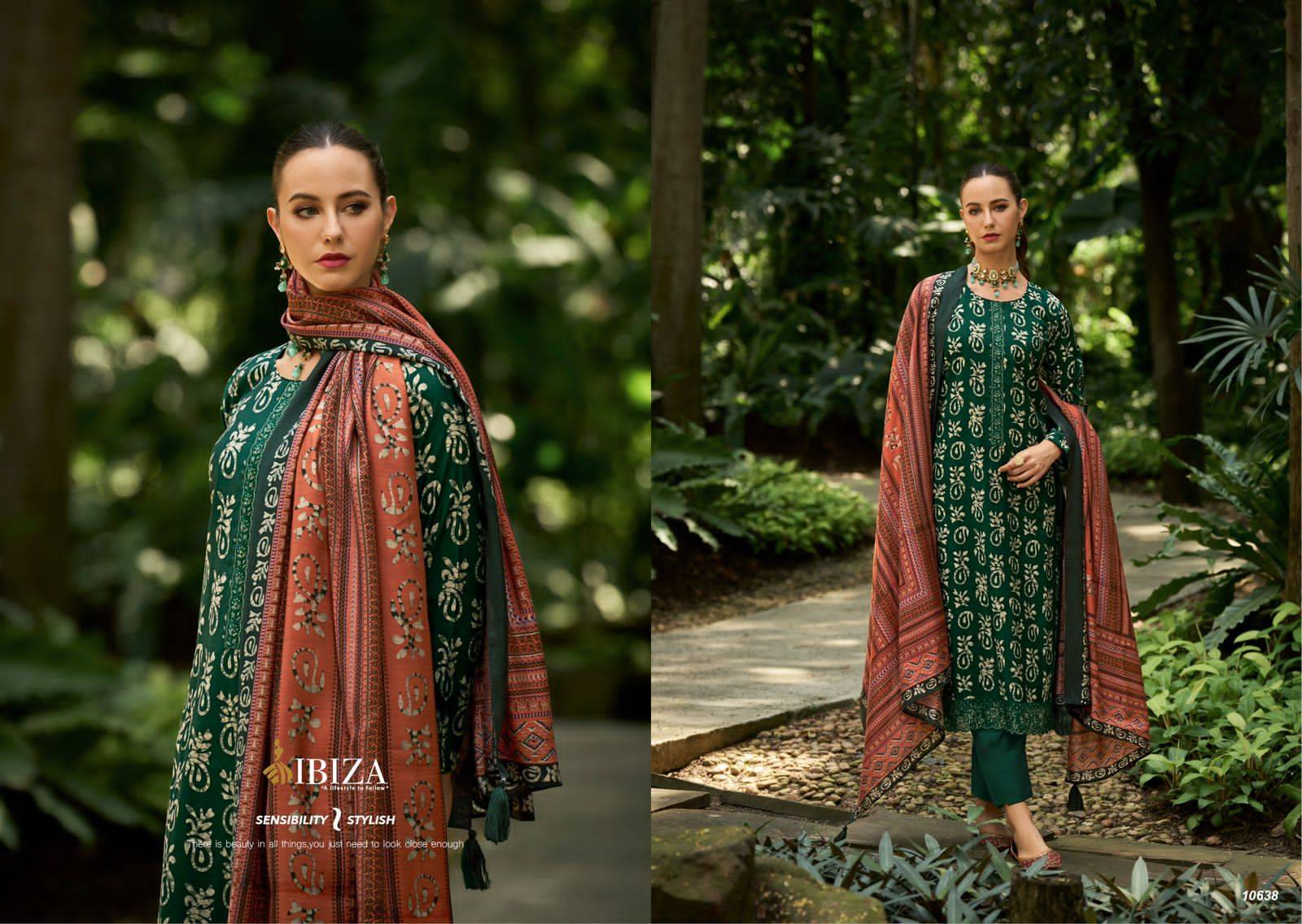 Batik Mantra By Ibiza 10637 To 10644 Series Beautiful Festive Suits Colorful Stylish Fancy Casual Wear & Ethnic Wear Pure Viscose Muslin Print Dresses At Wholesale Price