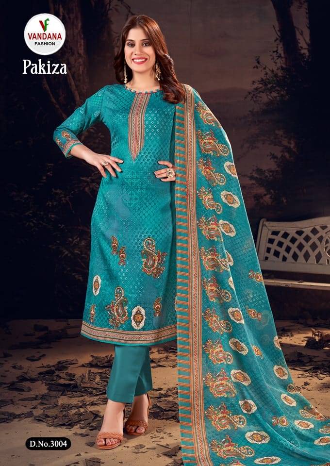 Pakiza Vol-3 By Vandana Fashion 3001 To 3010 Series Beautiful Stylish Festive Suits Fancy Colorful Casual Wear & Ethnic Wear & Ready To Wear Pure Cotton Print Dresses At Wholesale Price