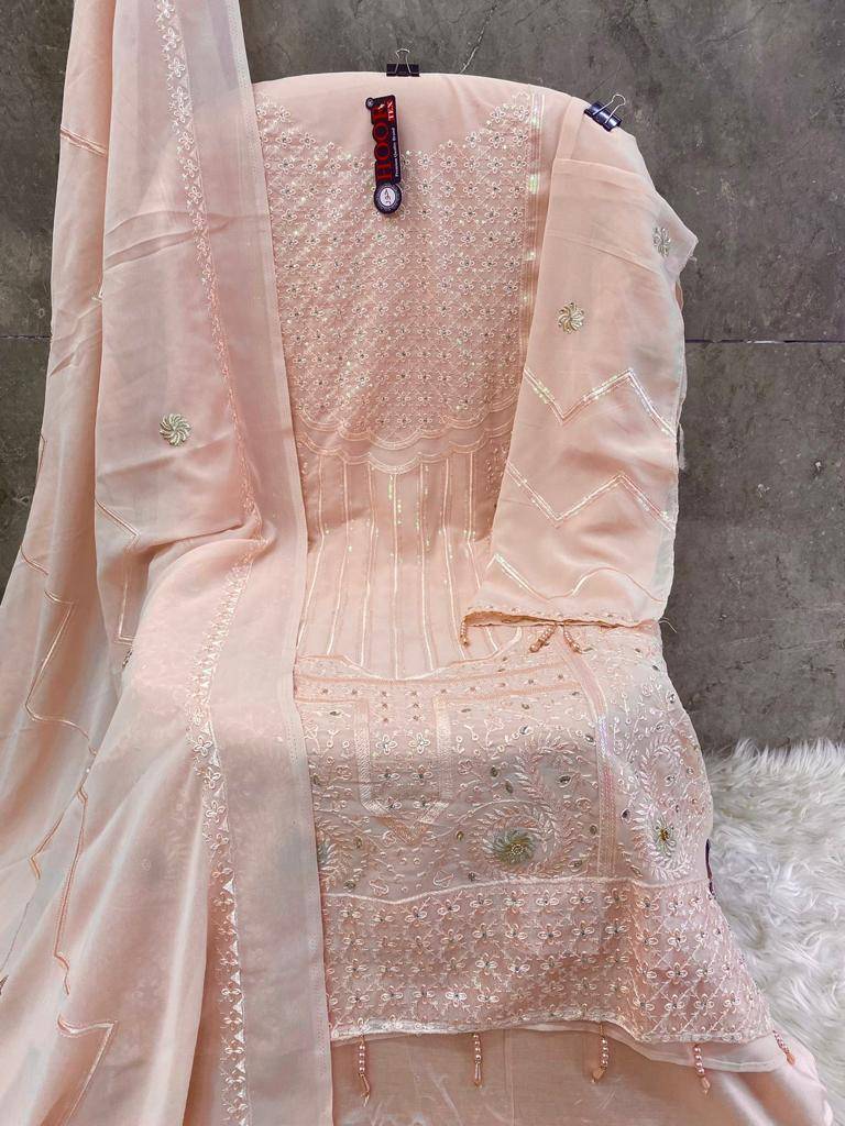 Hoor Tex Hit Design H-172 By Hoor Tex Designer Festive Pakistani Suits Collection Beautiful Stylish Fancy Colorful Party Wear & Occasional Wear Georgette With Embroidered Dresses At Wholesale Price