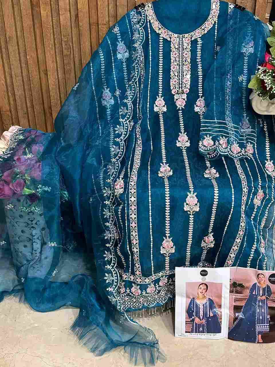 Mehboob Tex Hit Design 1258 Colours Vol-2 By Mehboob Tex 1258-E To 1258-H Series Beautiful Pakistani Suits Colorful Stylish Fancy Casual Wear & Ethnic Wear Organza Embroidered Dresses At Wholesale Price