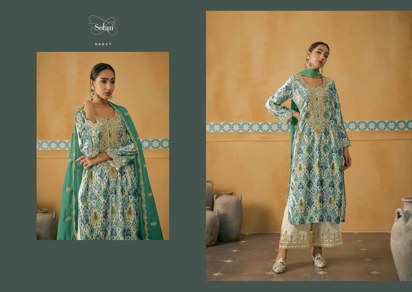 Husn E Ishq By Kimora Fashion 0041 To 0048 Series Beautiful Stylish Festive Suits Fancy Colorful Casual Wear & Ethnic Wear & Ready To Wear Velvet Print Dresses At Wholesale Price