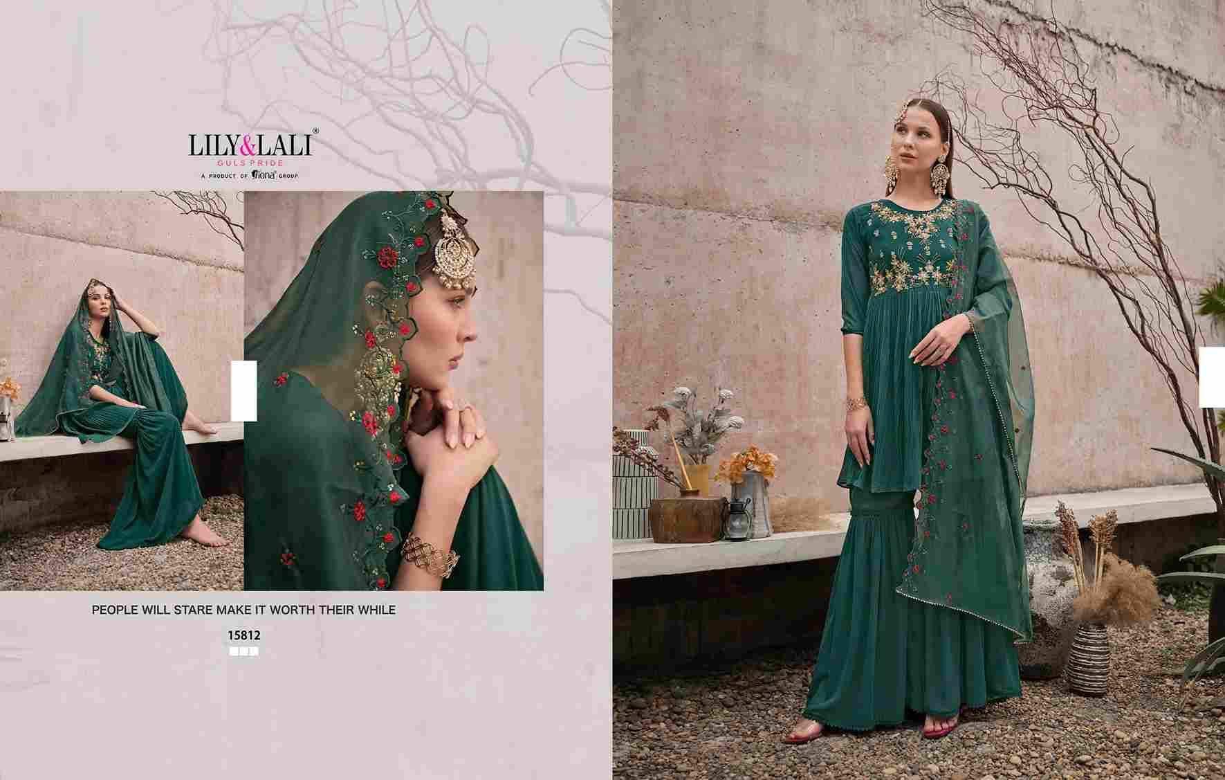 Didaar By Lily And Lali 15811 To 15814 Series Beautiful Festive Suits Colorful Stylish Fancy Casual Wear & Ethnic Wear Pure Georgette Dresses At Wholesale Price