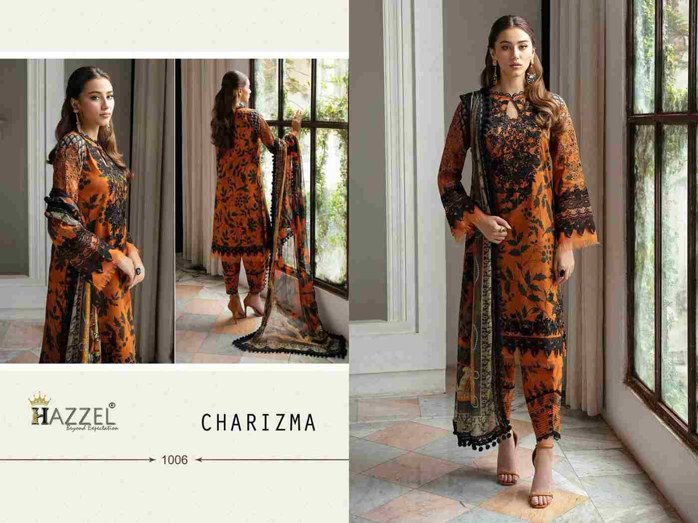 Charizma By Hazzel 1001 To 1006 Series Beautiful Pakistani Suits Stylish Fancy Colorful Party Wear & Occasional Wear Pure Lawn Cotton Print With Embroidery Dresses At Wholesale Price