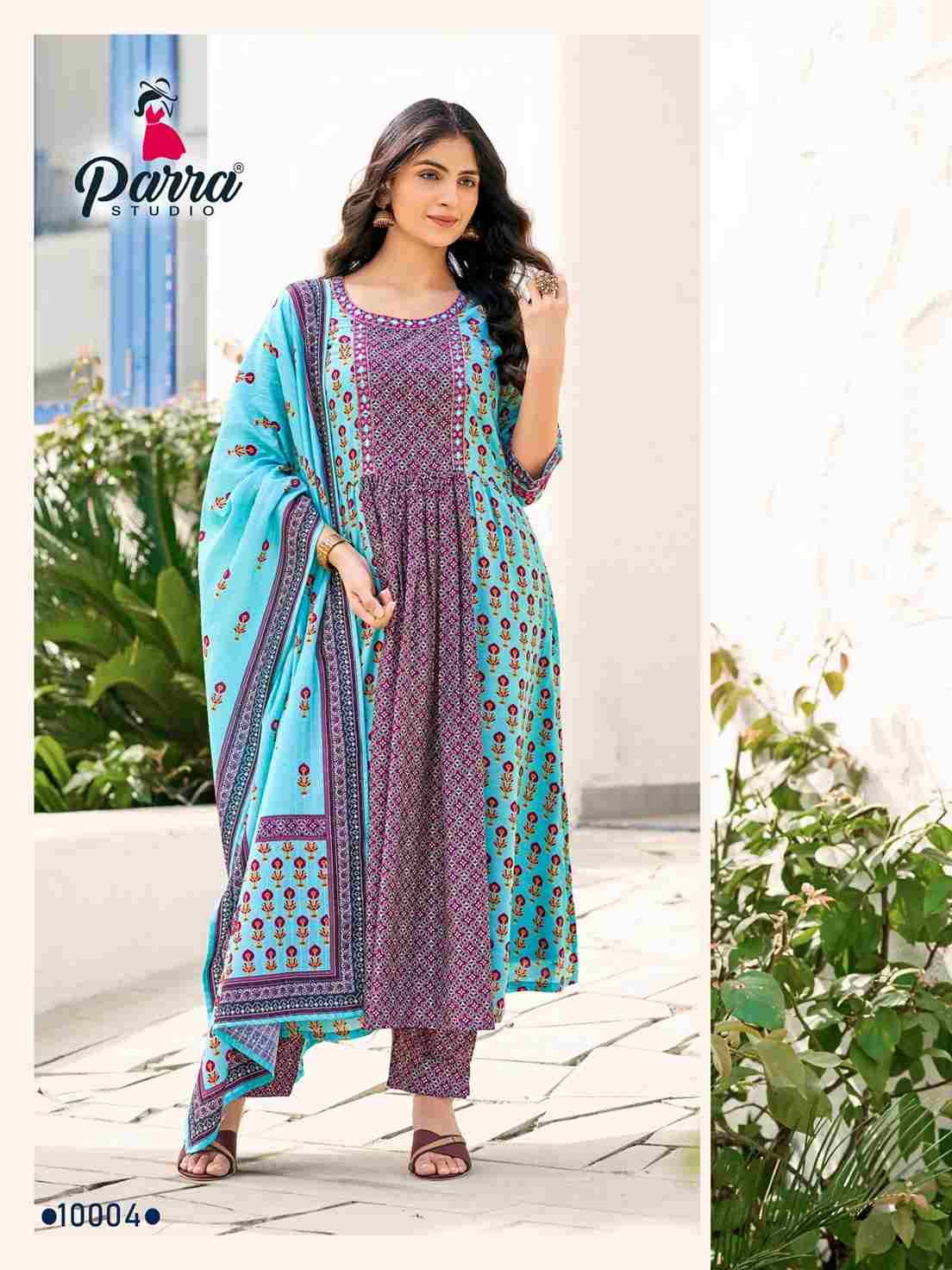 Paradise By Parra Studio 10001 To 10006 Series Beautiful Stylish Suits Fancy Colorful Casual Wear & Ethnic Wear & Ready To Wear Muslin Print Dresses At Wholesale Price