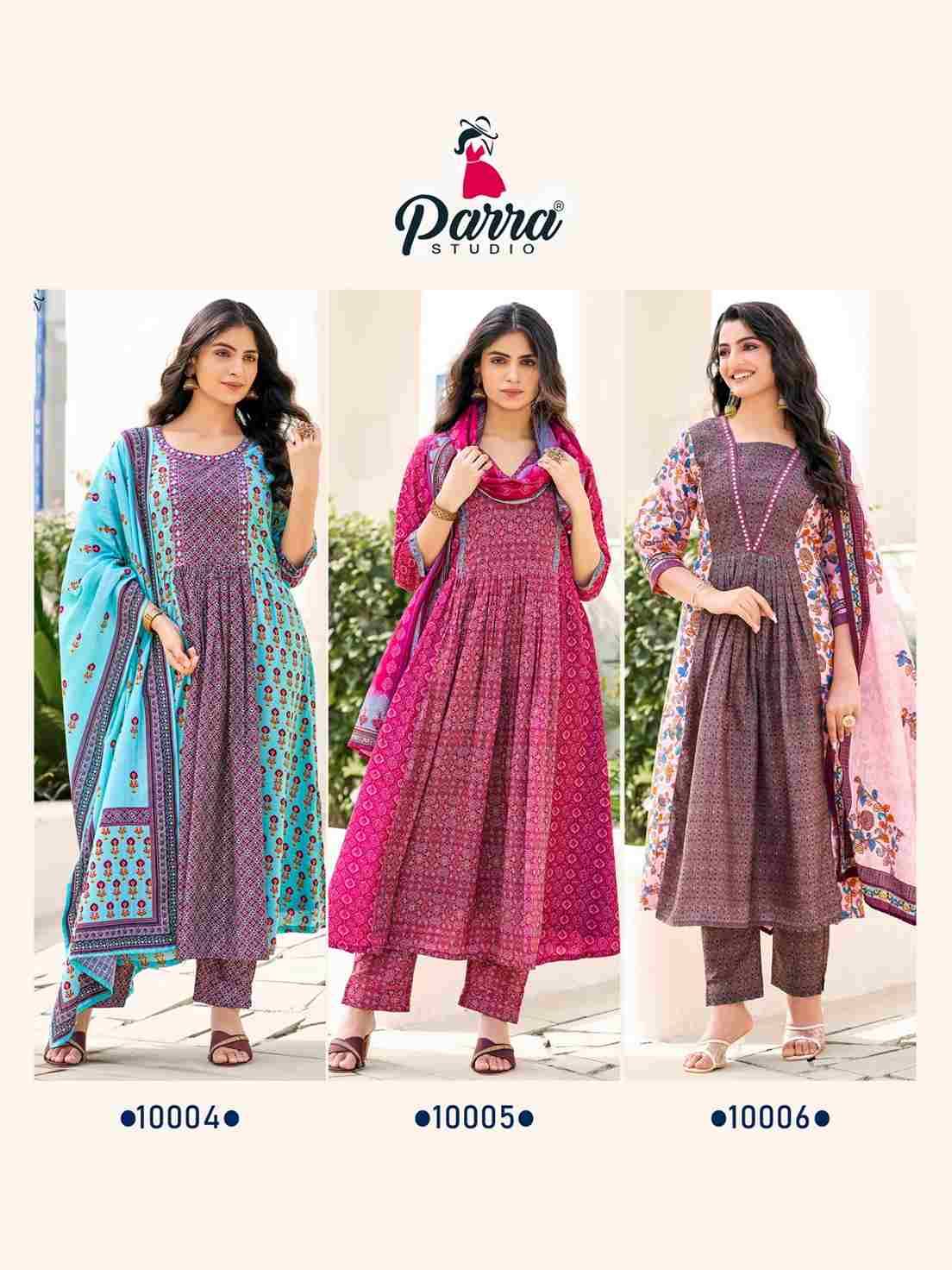 Paradise By Parra Studio 10001 To 10006 Series Beautiful Stylish Suits Fancy Colorful Casual Wear & Ethnic Wear & Ready To Wear Muslin Print Dresses At Wholesale Price