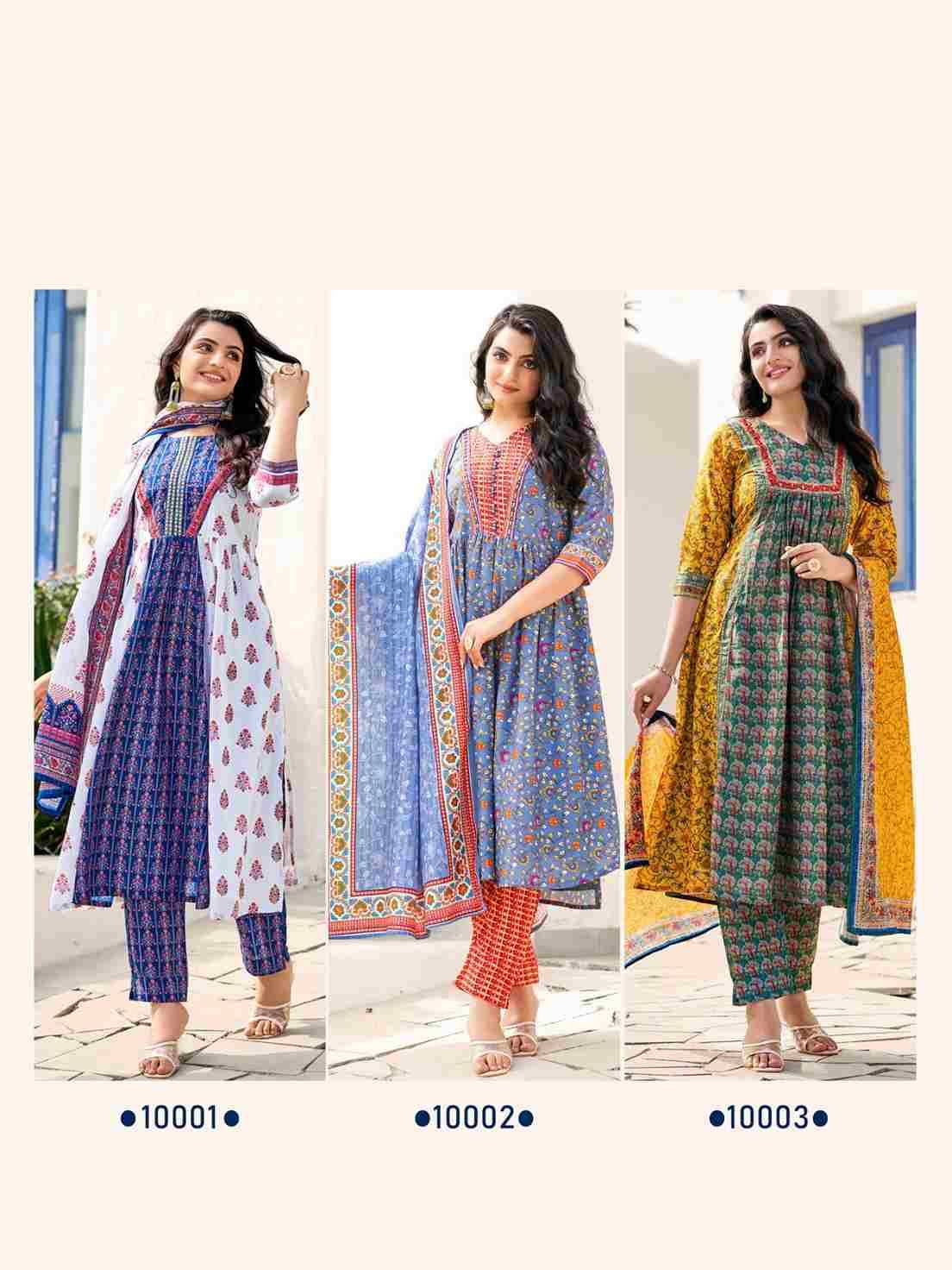 Paradise By Parra Studio 10001 To 10006 Series Beautiful Stylish Suits Fancy Colorful Casual Wear & Ethnic Wear & Ready To Wear Muslin Print Dresses At Wholesale Price