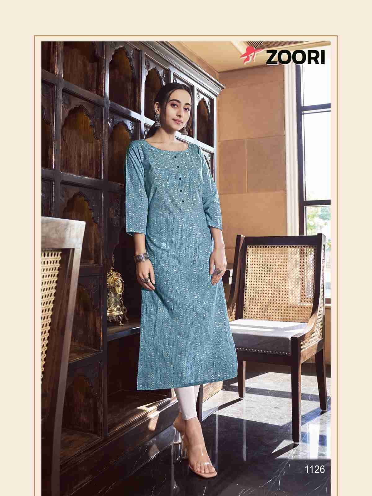 Akshara Vol-21 By Zoori 1123 To 1128 Series Designer Stylish Fancy Colorful Beautiful Party Wear & Ethnic Wear Collection Rayon Print Kurtis At Wholesale Price