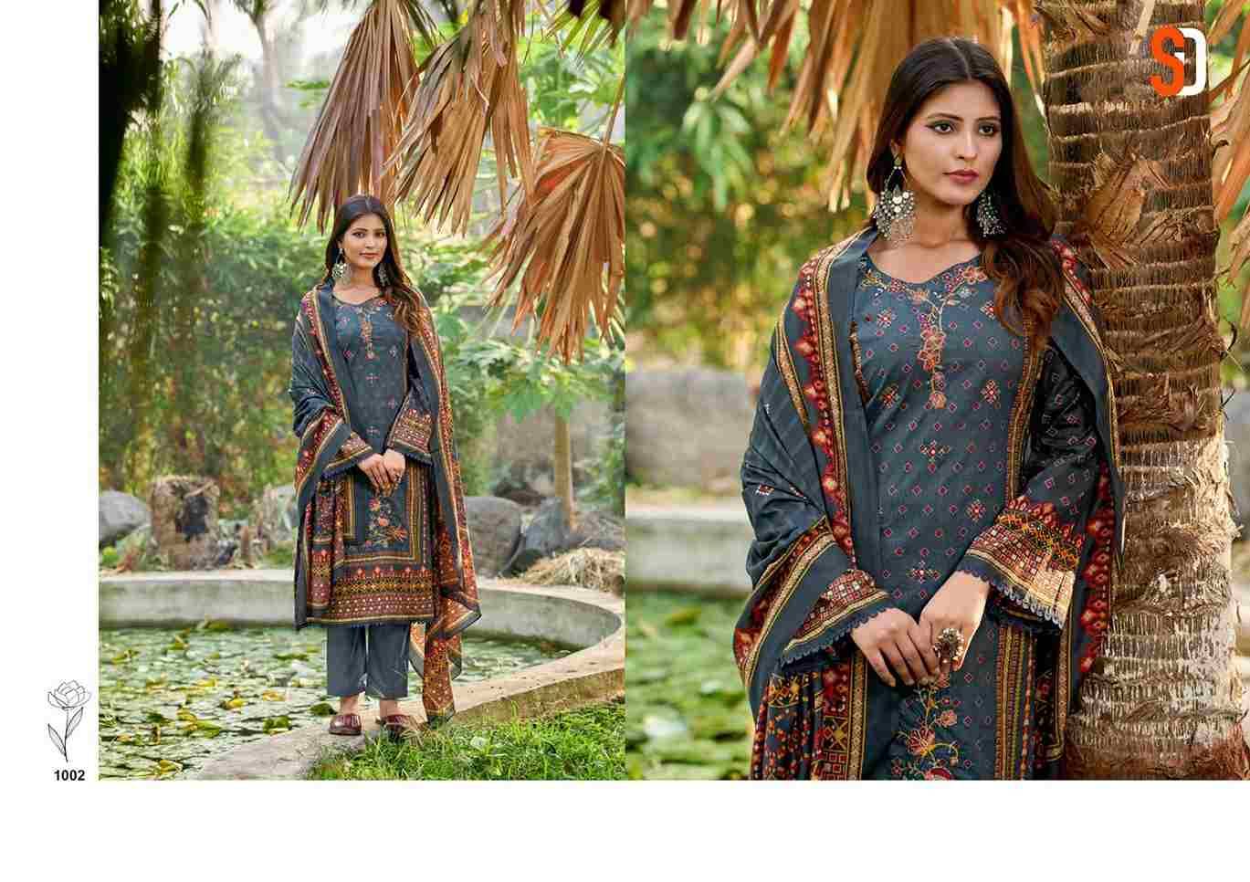 Bin Saeed Lawn Collection Vol-6 By Shraddha Designer 1001 To 1008 Series Designer Pakistani Suits Beautiful Fancy Stylish Colorful Party Wear & Occasional Wear Pure Cotton Print With Embroidery Dresses At Wholesale Price