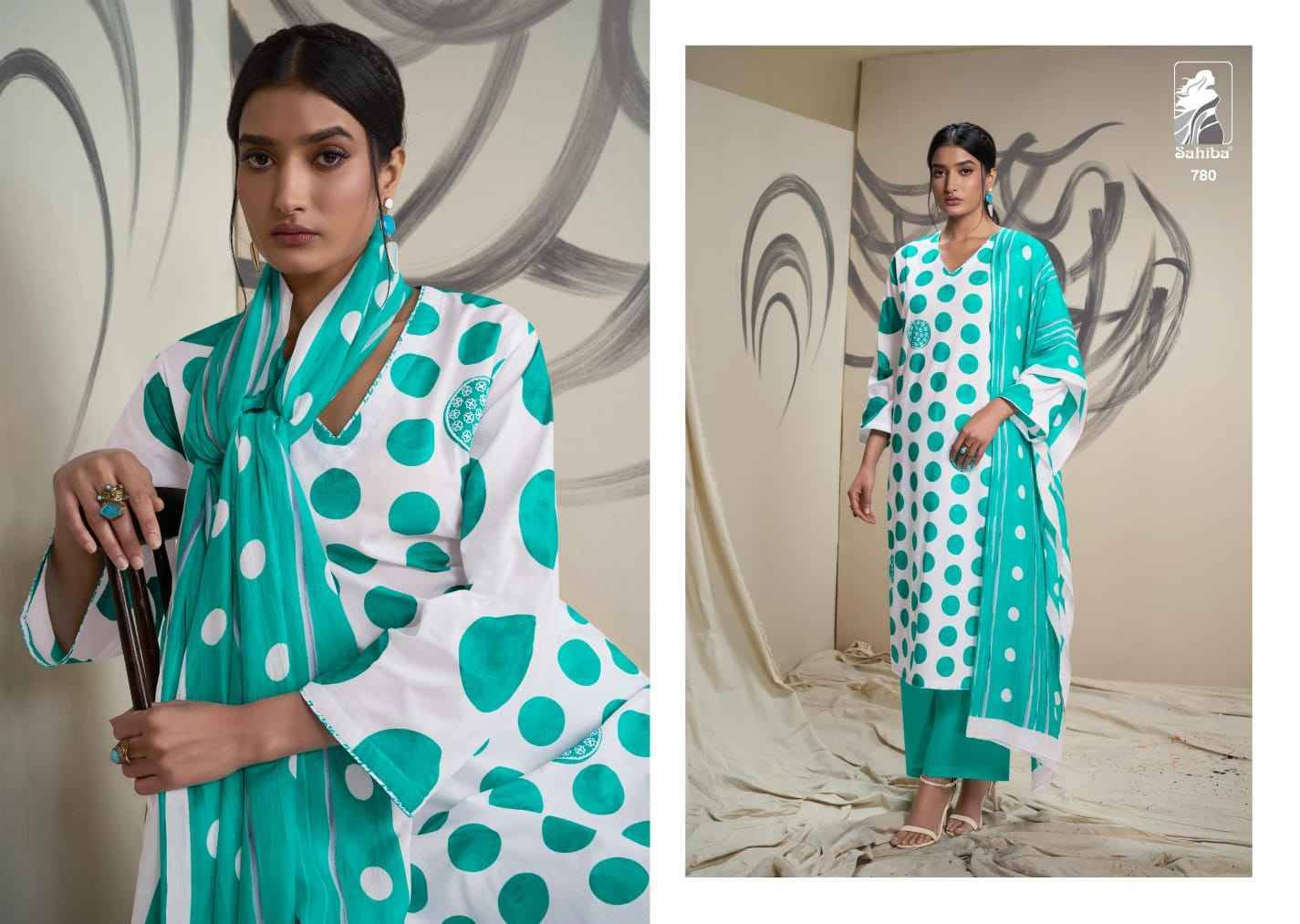 Ruhi By Sahiba Fabrics Beautiful Stylish Festive Suits Fancy Colorful Casual Wear & Ethnic Wear & Ready To Wear Pure Cotton Lawn Print Dresses At Wholesale Price
