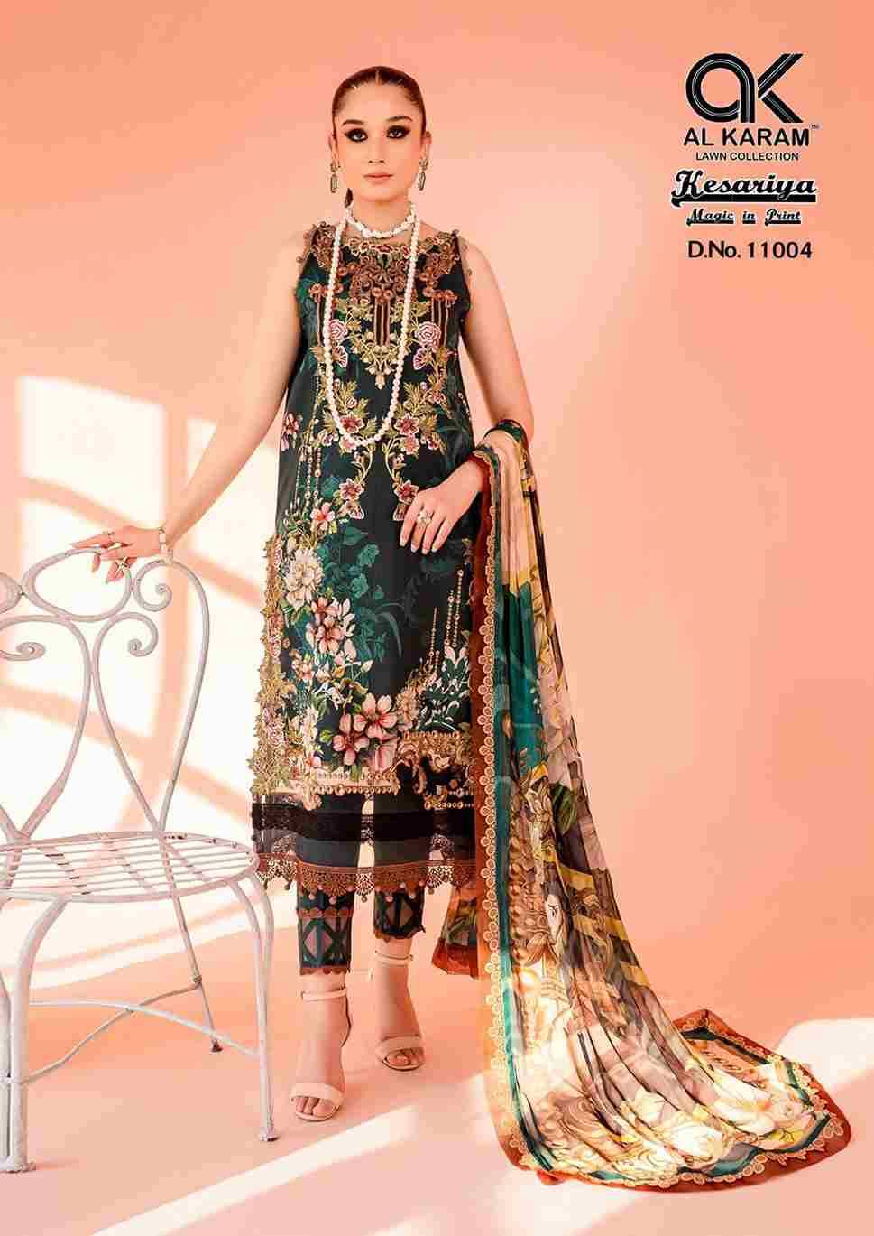 Kesariya Vol-11 By Al Karam Lawn Collection 11001 To 11006 Series Beautiful Festive Suits Stylish Fancy Colorful Casual Wear & Ethnic Wear Pure Cambric Print Dresses At Wholesale Price