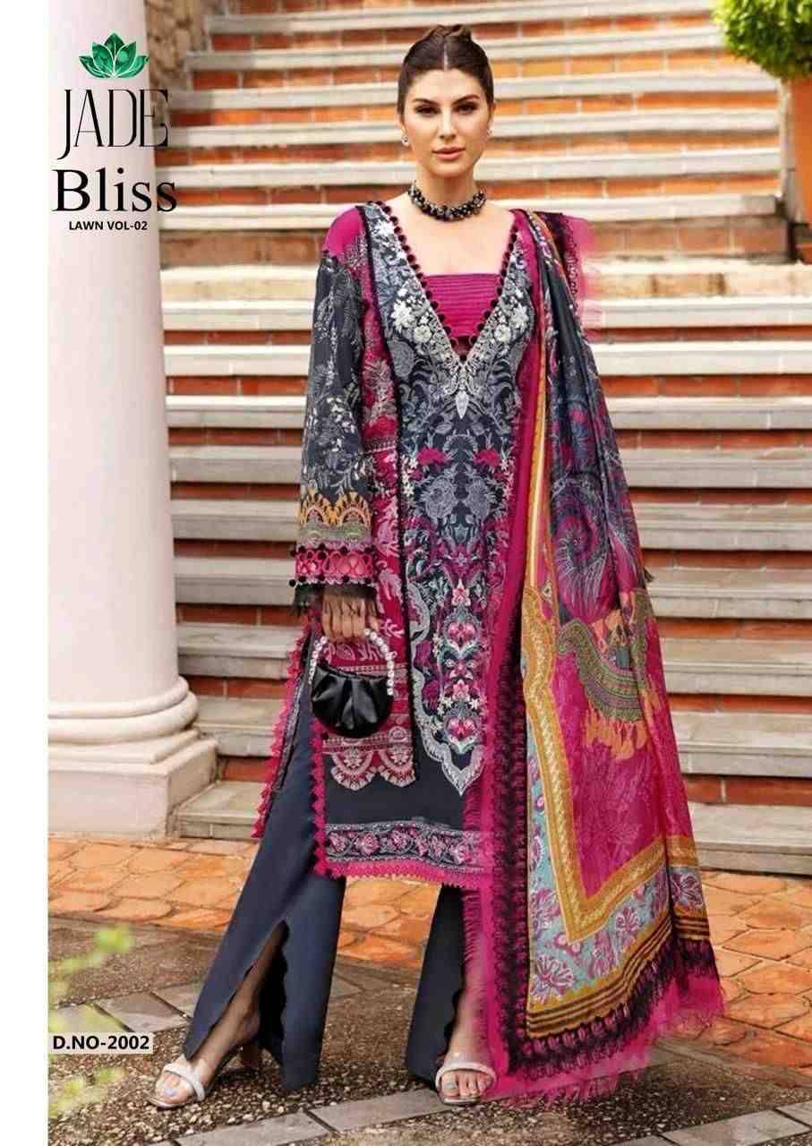 Bliss Vol-2 By Jade 2001 To 2008 Series Beautiful Festive Suits Colorful Stylish Fancy Casual Wear & Ethnic Wear Pure Cotton Print Dresses At Wholesale Price