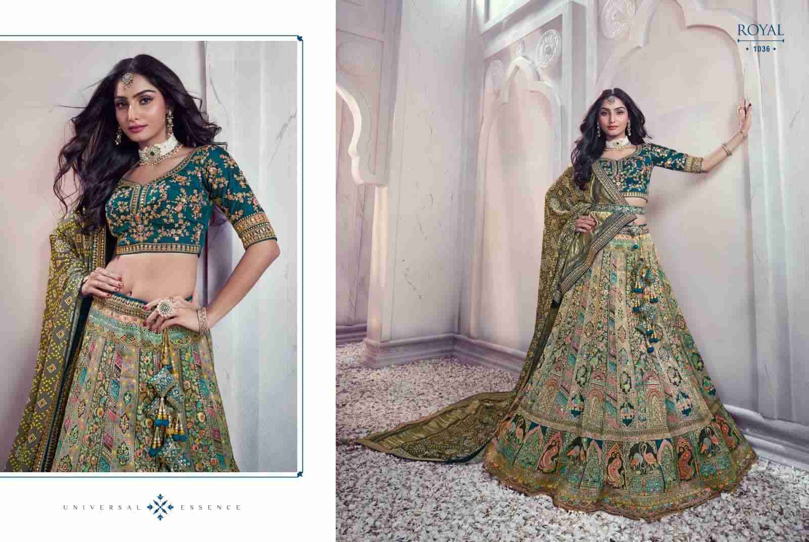 Royal Vol-37 By Fashid Wholesale 1034 To 1041 Series Bridal Wear Collection Beautiful Stylish Colorful Fancy Party Wear & Occasional Wear Silk Lehengas At Wholesale Price