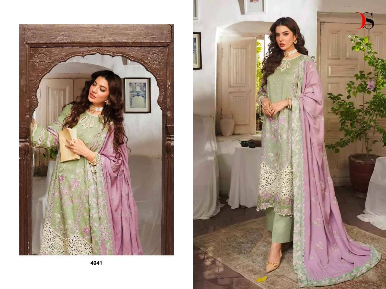 Elaf Vol-2 By Deepsy Suits 4041 To 4044 Series Designer Pakistani Suits Beautiful Fancy Stylish Colorful Party Wear & Occasional Wear Rayon Cotton Dresses At Wholesale Price