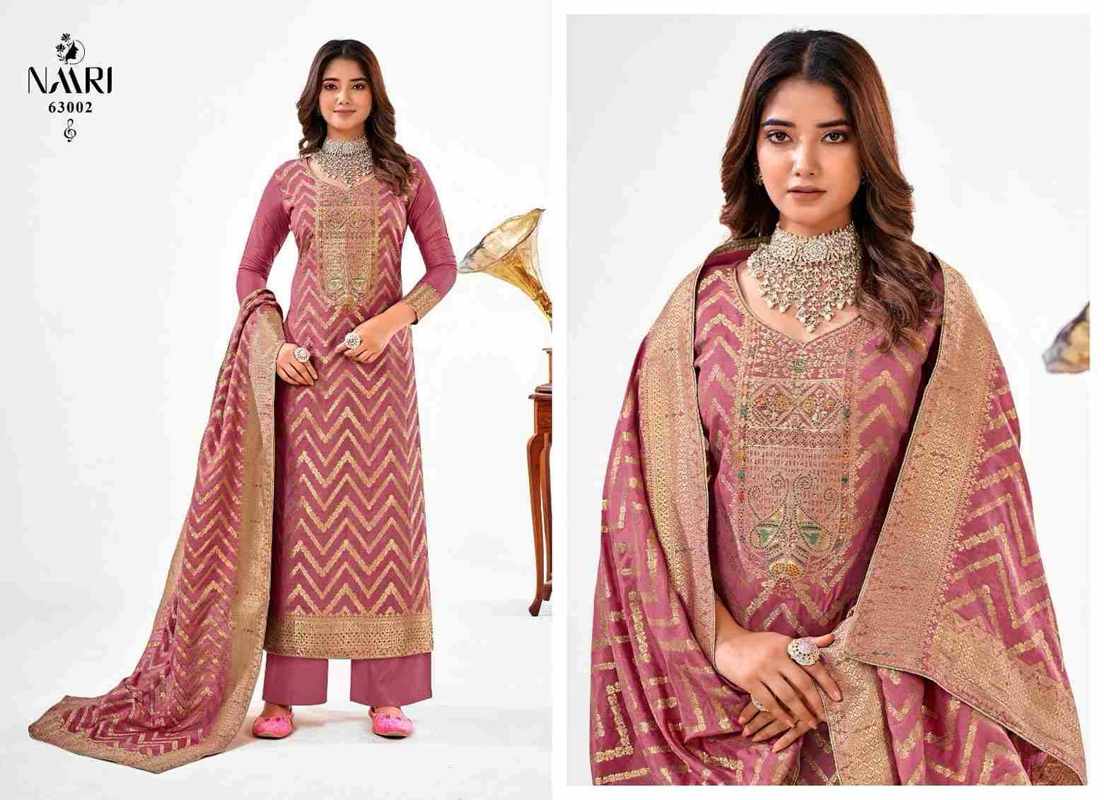 Pastel By Naari 63001 To 63004 Series Beautiful Festive Suits Colorful Stylish Fancy Casual Wear & Ethnic Wear Muslin Viscose Jacquard Dresses At Wholesale Price