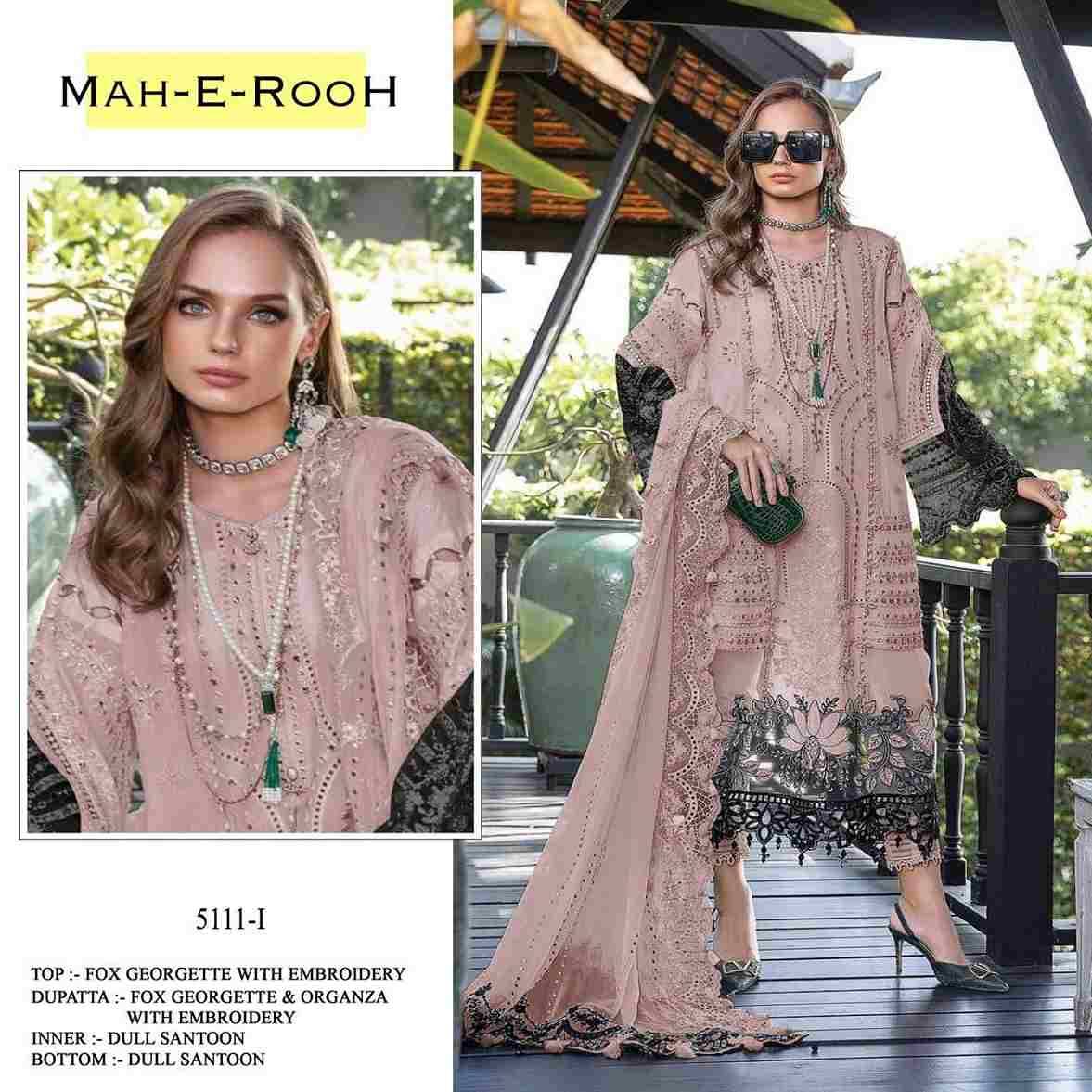 Mah-E-Rooh 5111 Colours By Fashid Wholesale 5111-A To 5111-L Series Beautiful Stylish Pakistani Suits Fancy Colorful Casual Wear & Ethnic Wear & Ready To Wear Heavy Georgette Embroidery Dresses At Wholesale Price