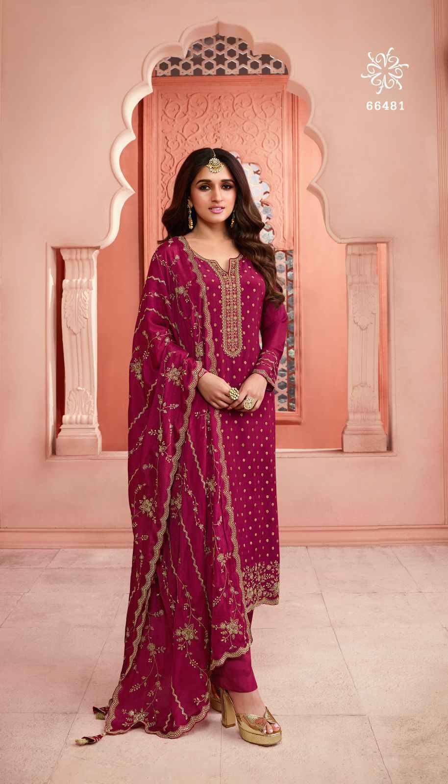 Swarnaa Hitlist By Vinay Fashion Designer Festive Suits Beautiful Fancy Colorful Stylish Party Wear & Occasional Wear Dola Jacquard Dresses At Wholesale Price