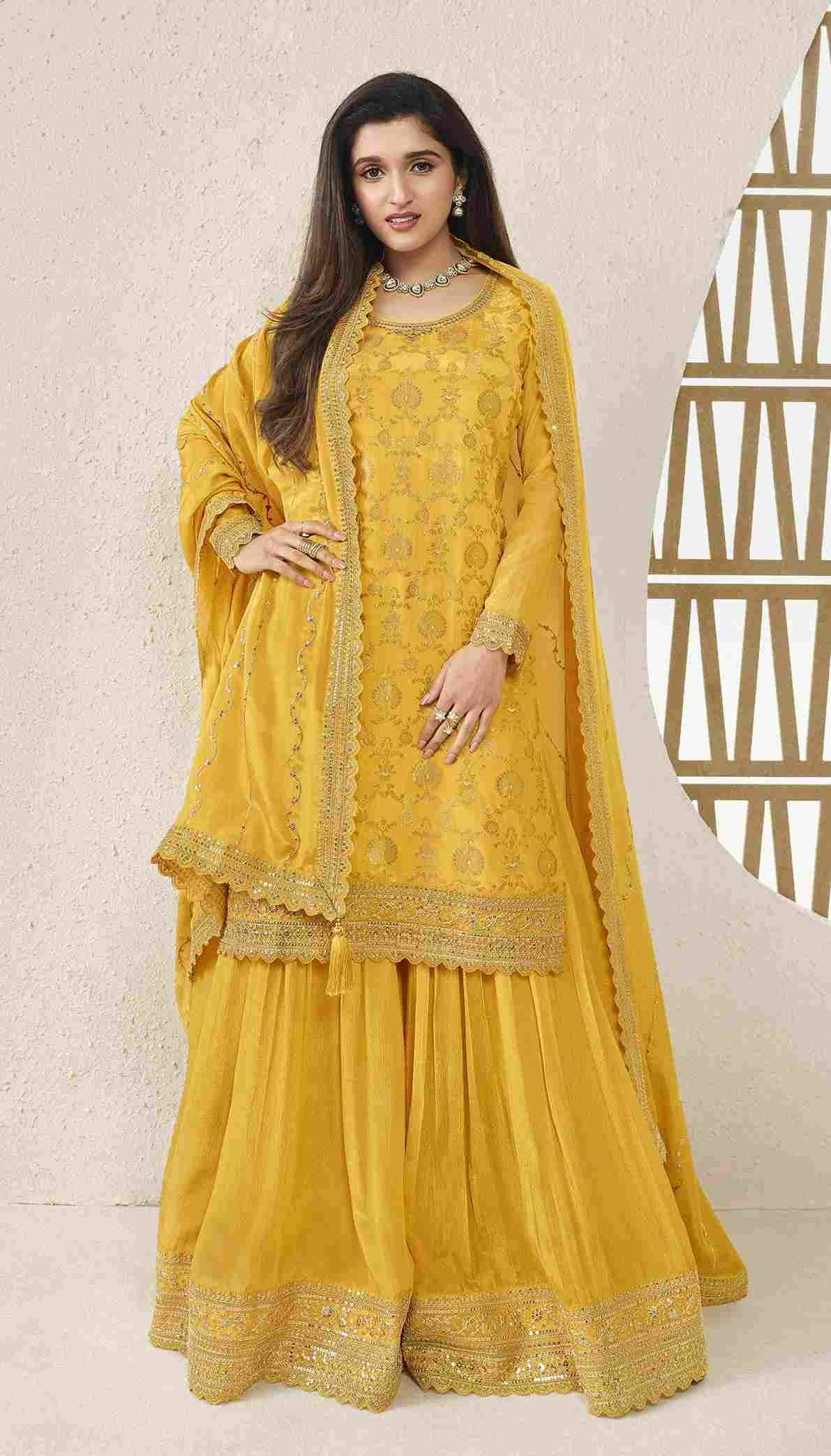 Karva By Vinay Fashion 66211 To 66216 Series Designer Festive Suits Beautiful Fancy Colorful Stylish Party Wear & Occasional Wear Chinnon Jacquard Dresses At Wholesale Price
