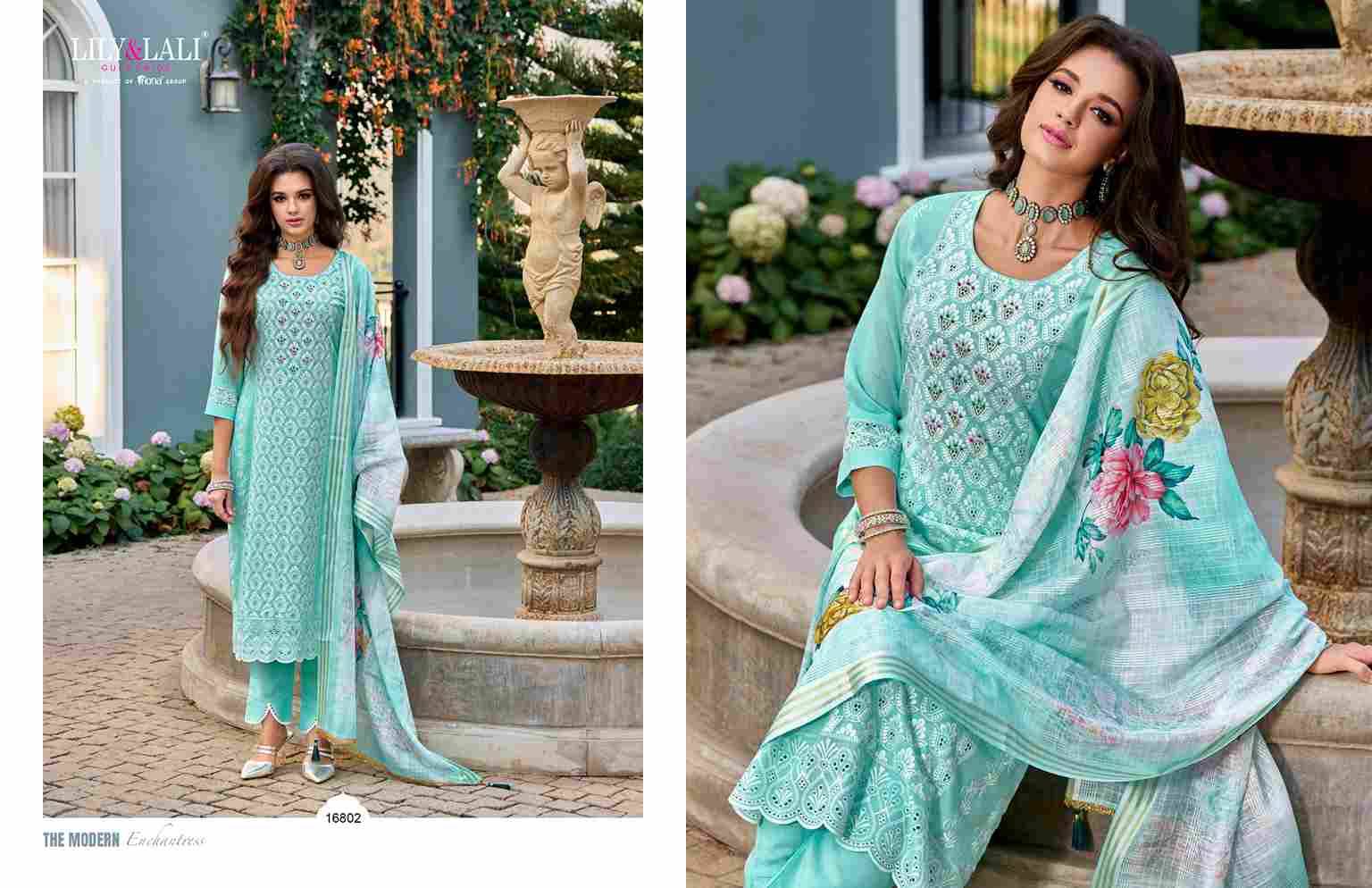 Cotton Carnival By Lily And Lali 16801 To 16806 Series Beautiful Festive Suits Colorful Stylish Fancy Casual Wear & Ethnic Wear Cambric Cotton Dresses At Wholesale Price