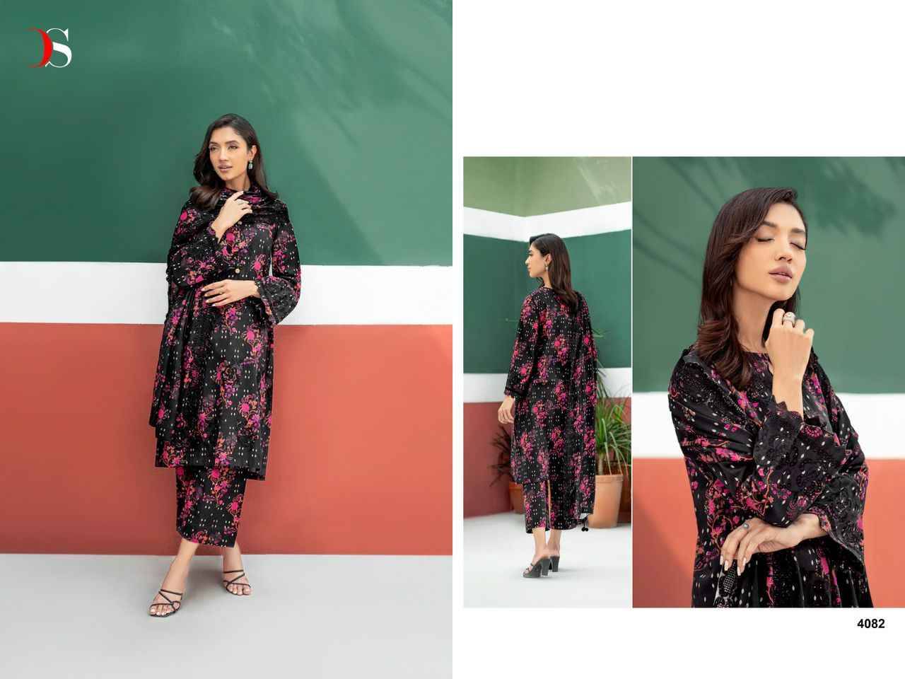 Aniq-24 By Deepsy Suits 4081 To 4086 Series Beautiful Pakistani Suits Colorful Stylish Fancy Casual Wear & Ethnic Wear Pure Cotton Dresses At Wholesale Price