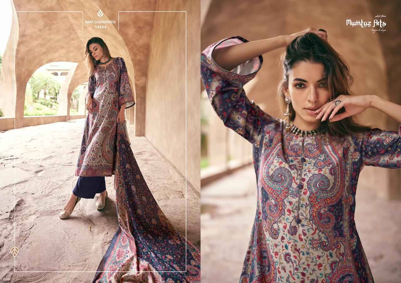 Kani Cashmeres Hit List By Mumtaz Arts Beautiful Festive Suits Colorful Stylish Fancy Casual Wear & Ethnic Wear Pure Lawn Cotton Digital Print Dresses At Wholesale Price