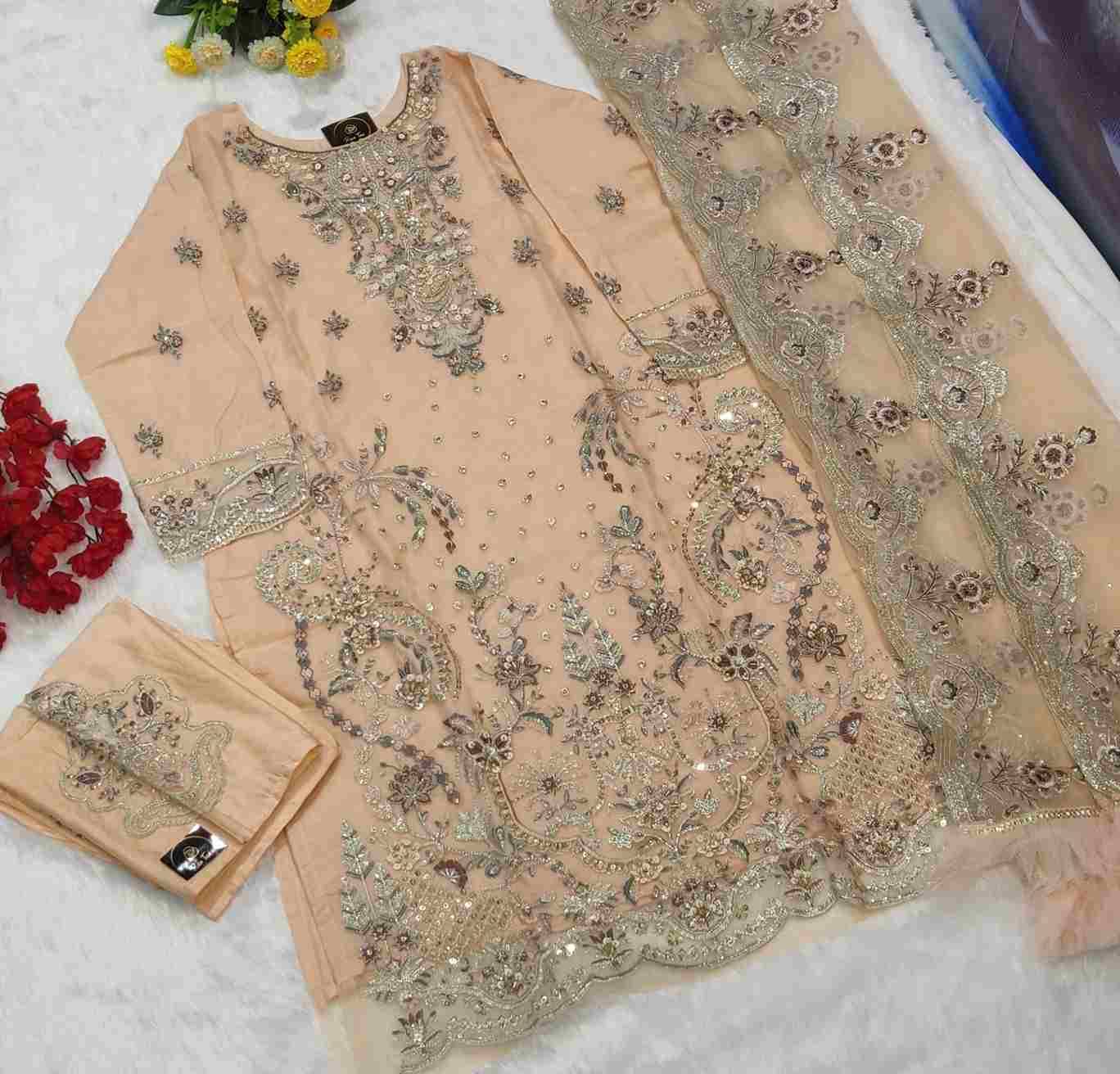 Rose Tex 138 Colours By Rose Tex 138-A To 138-D Series Beautiful Stylish Pakistani Suits Fancy Colorful Casual Wear & Ethnic Wear & Ready To Wear Pure Organza Dresses At Wholesale Price