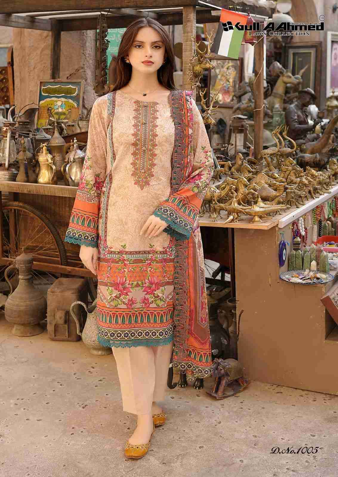 Al-Zahra By Gull Aahmed 1001 To 1006 Series Beautiful Festive Suits Stylish Fancy Colorful Casual Wear & Ethnic Wear Pure Lawn Embroidered Dresses At Wholesale Price
