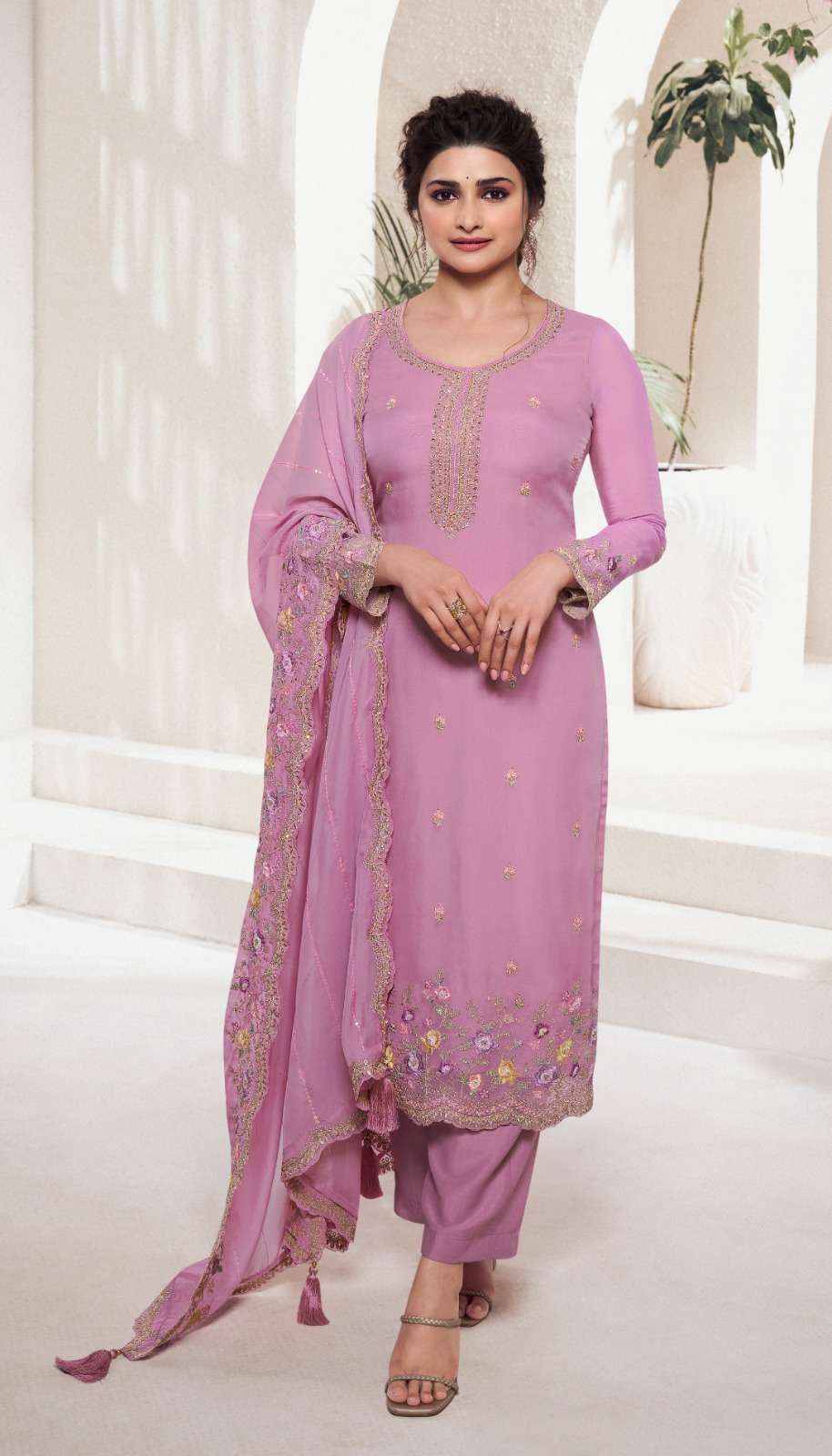 Kanishka By Vinay Fashion 66751 To 66756 Series Designer Festive Suits Beautiful Fancy Colorful Stylish Party Wear & Occasional Wear Organza Embroidered Dresses At Wholesale Price