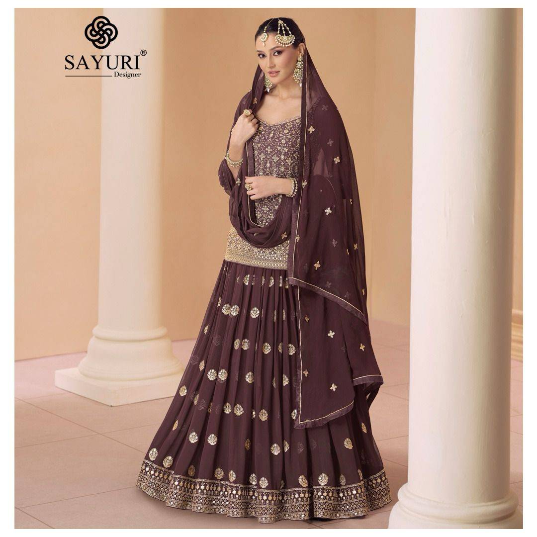 Sara By Sayuri 5419 To 5421 Series Beautiful Festive Suits Colorful Stylish Fancy Casual Wear & Ethnic Wear Georgette Embroidered Dresses At Wholesale Price