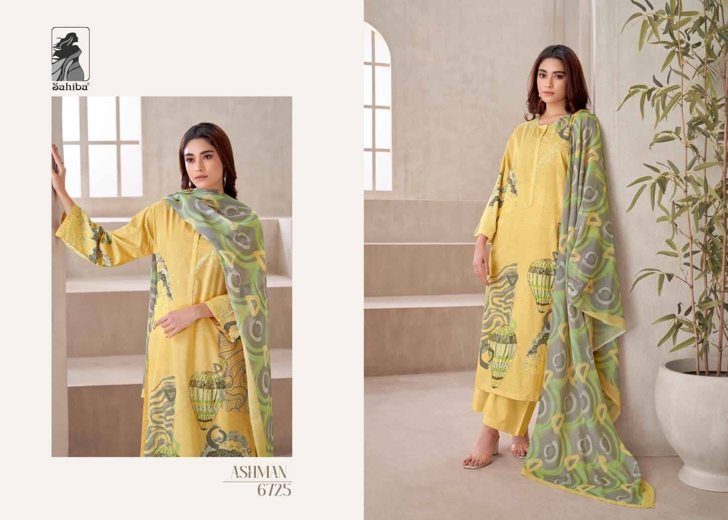 Ashman By Sahiba Fabrics Designer Festive Suits Beautiful Fancy Colorful Stylish Party Wear & Occasional Wear Pure Cotton Print Dresses At Wholesale Price