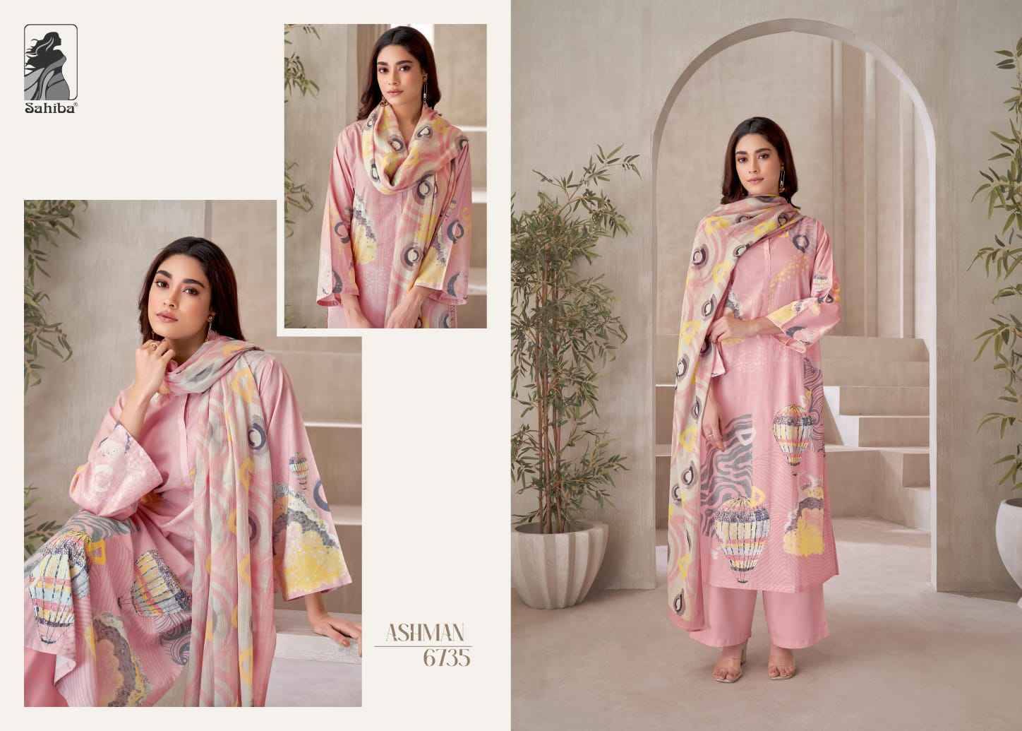Ashman By Sahiba Fabrics Designer Festive Suits Beautiful Fancy Colorful Stylish Party Wear & Occasional Wear Pure Cotton Print Dresses At Wholesale Price